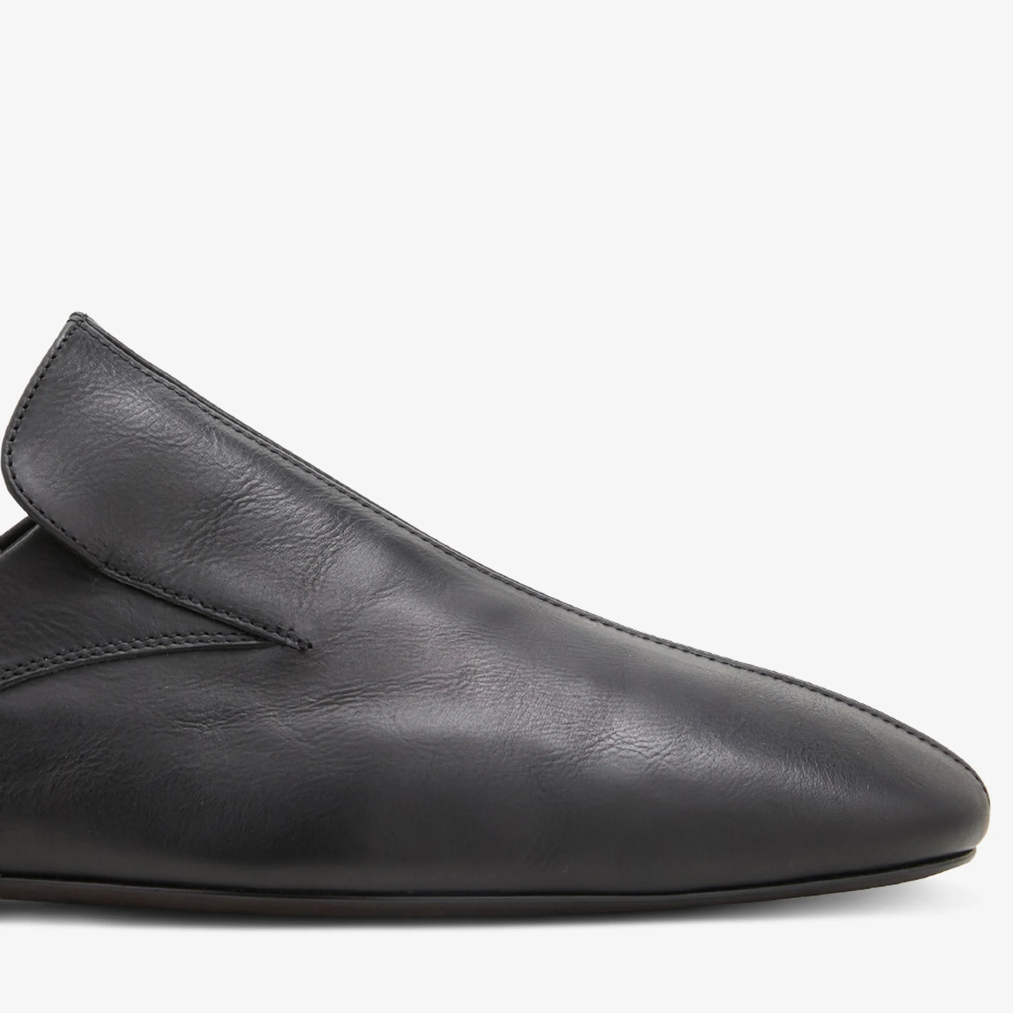Leather Mule Black - Image 4