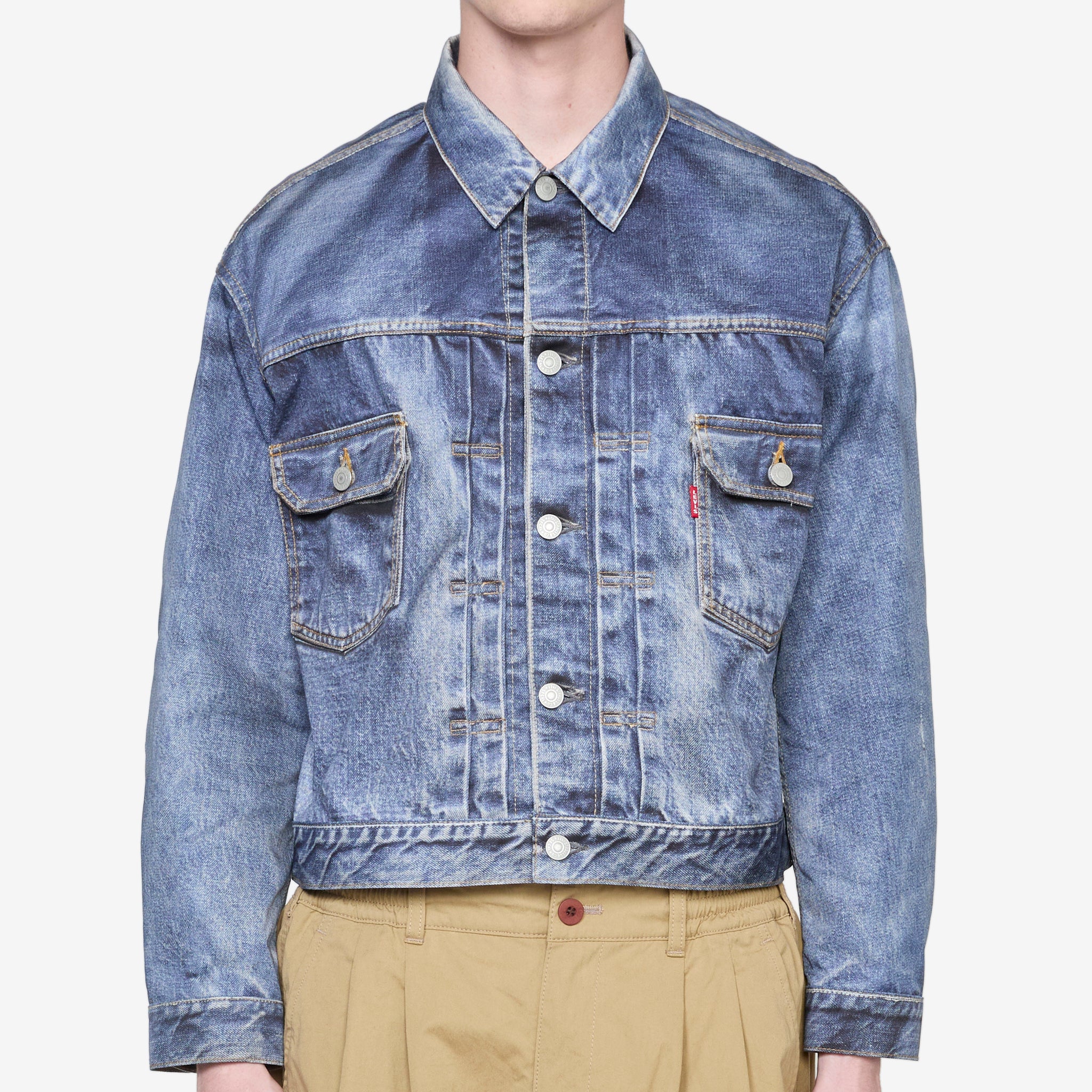 Levi's BerBerJin Inkjet Printed Jacket Indigo - Image 7