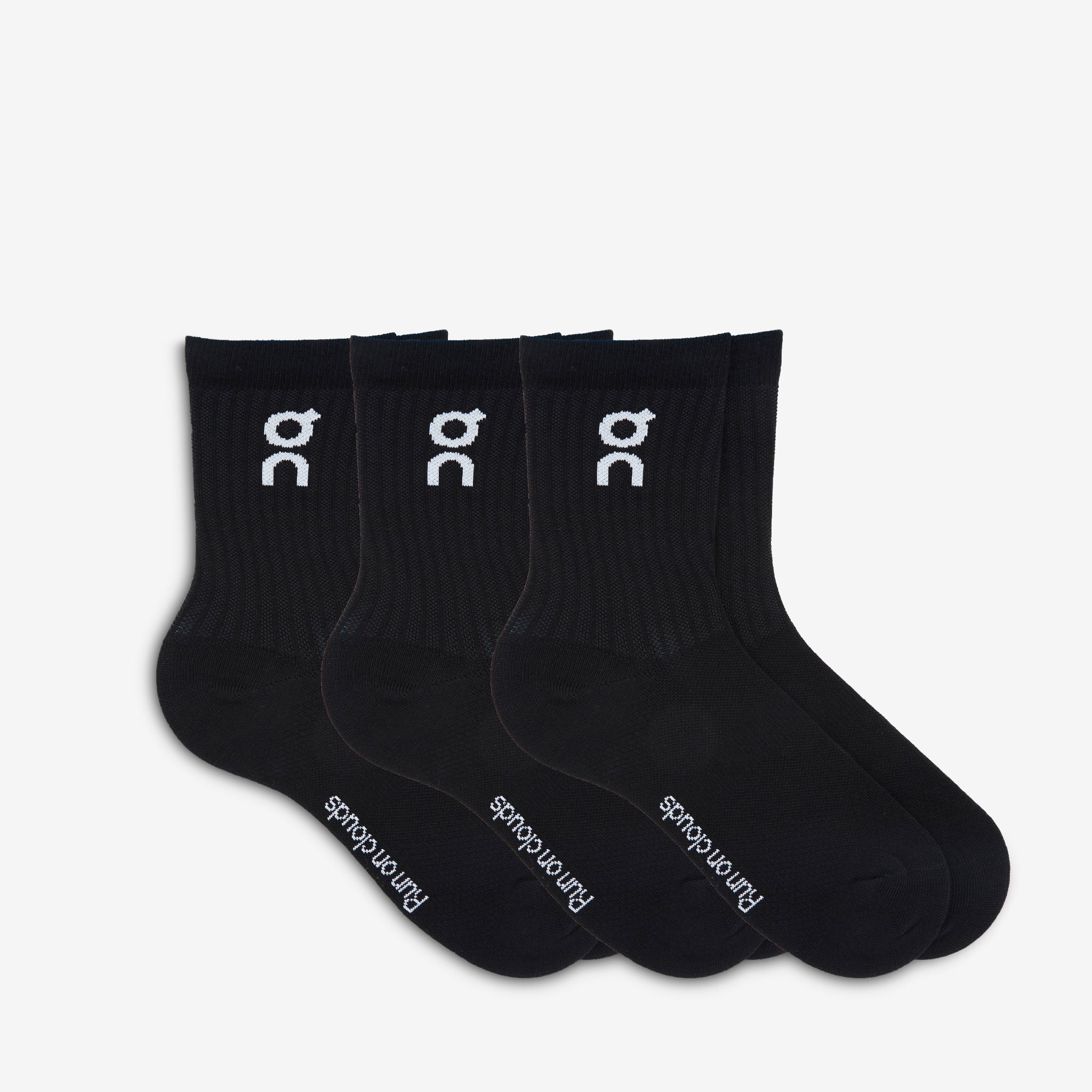 Logo Sock High 3-Pack Black - Image 3