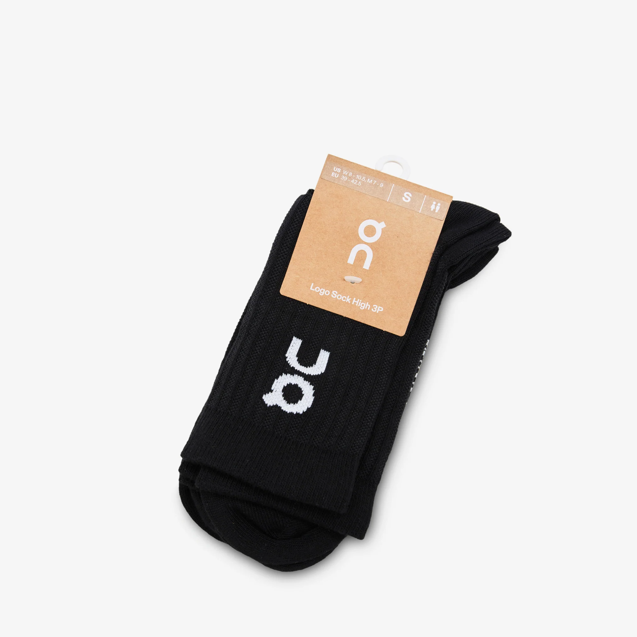 Logo Sock High 3-Pack Black - Image 4
