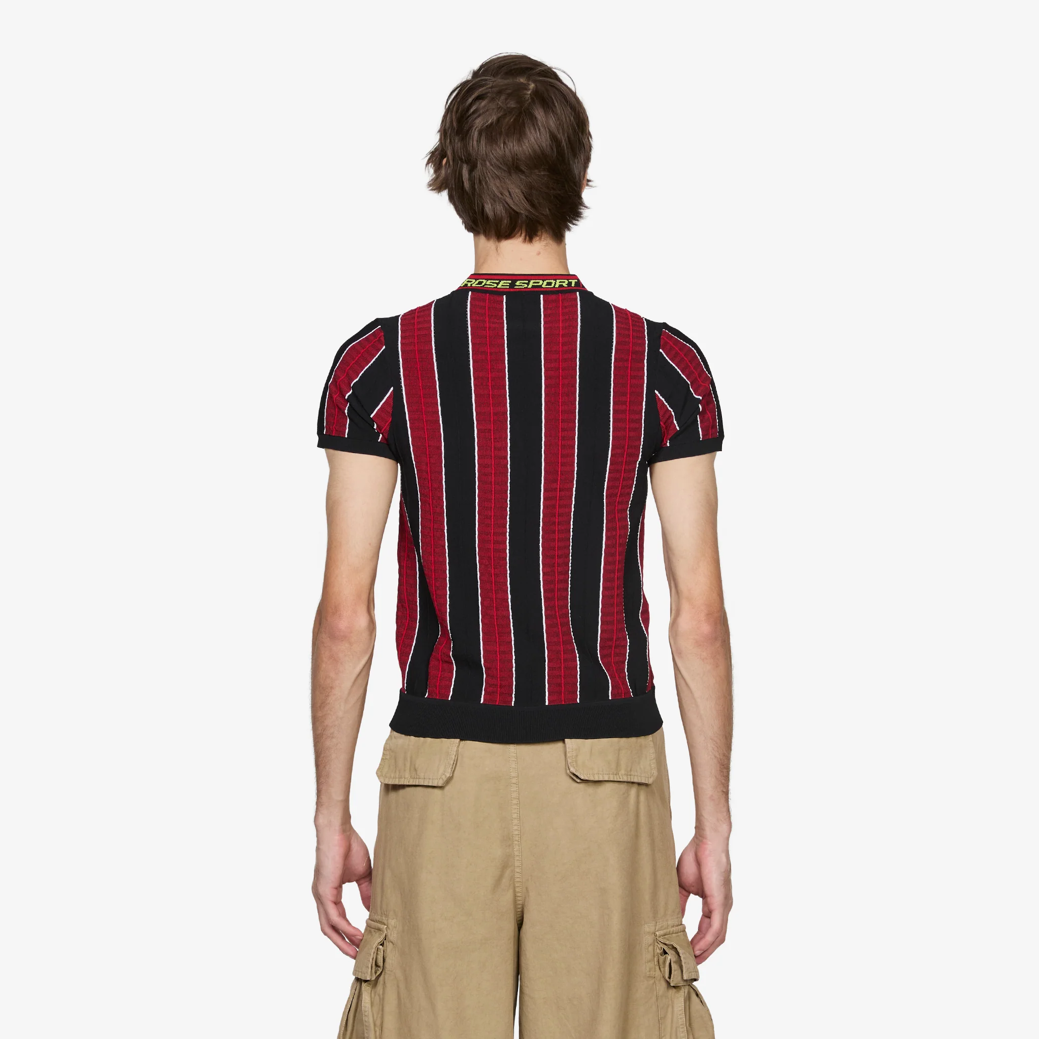 Logo Tight T-Shirt Red | Black - Image 3