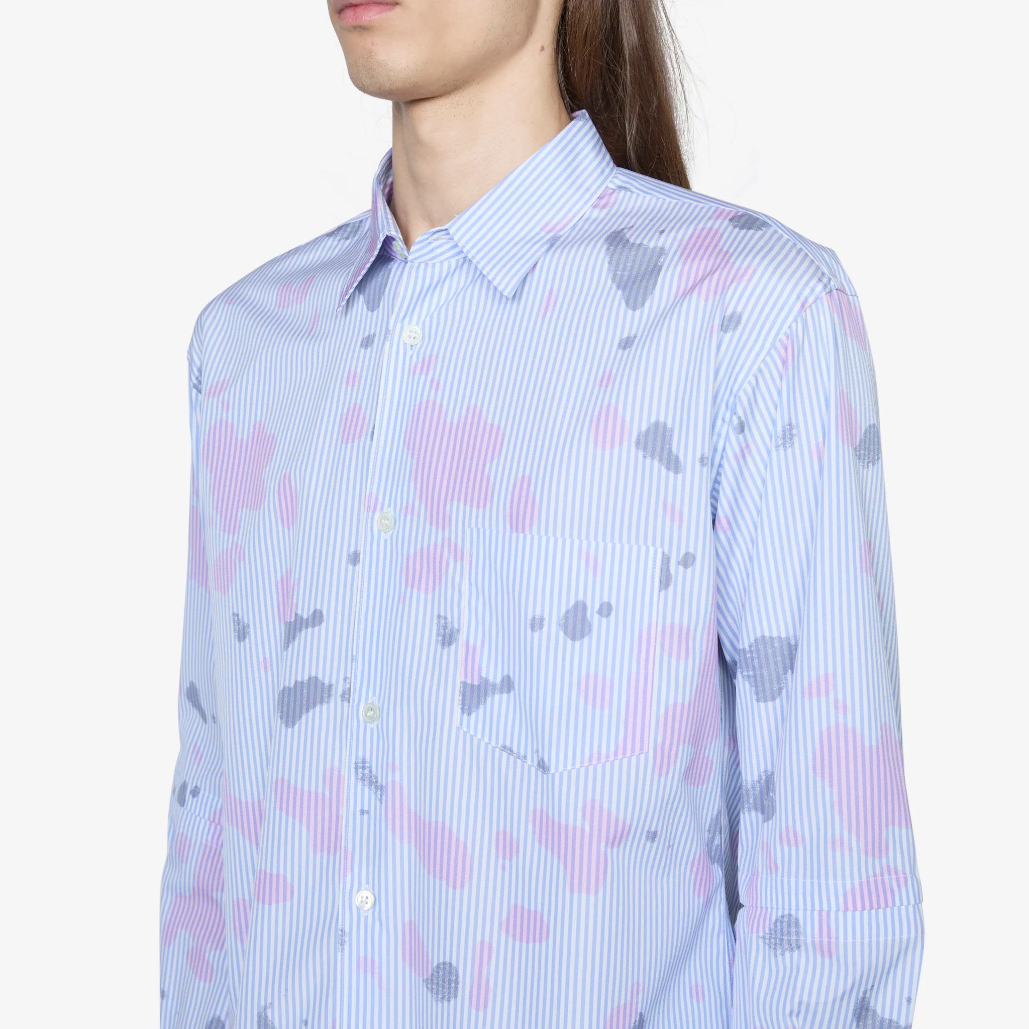 Longsleeve Spray Paint Shirt Stripe - Image 7