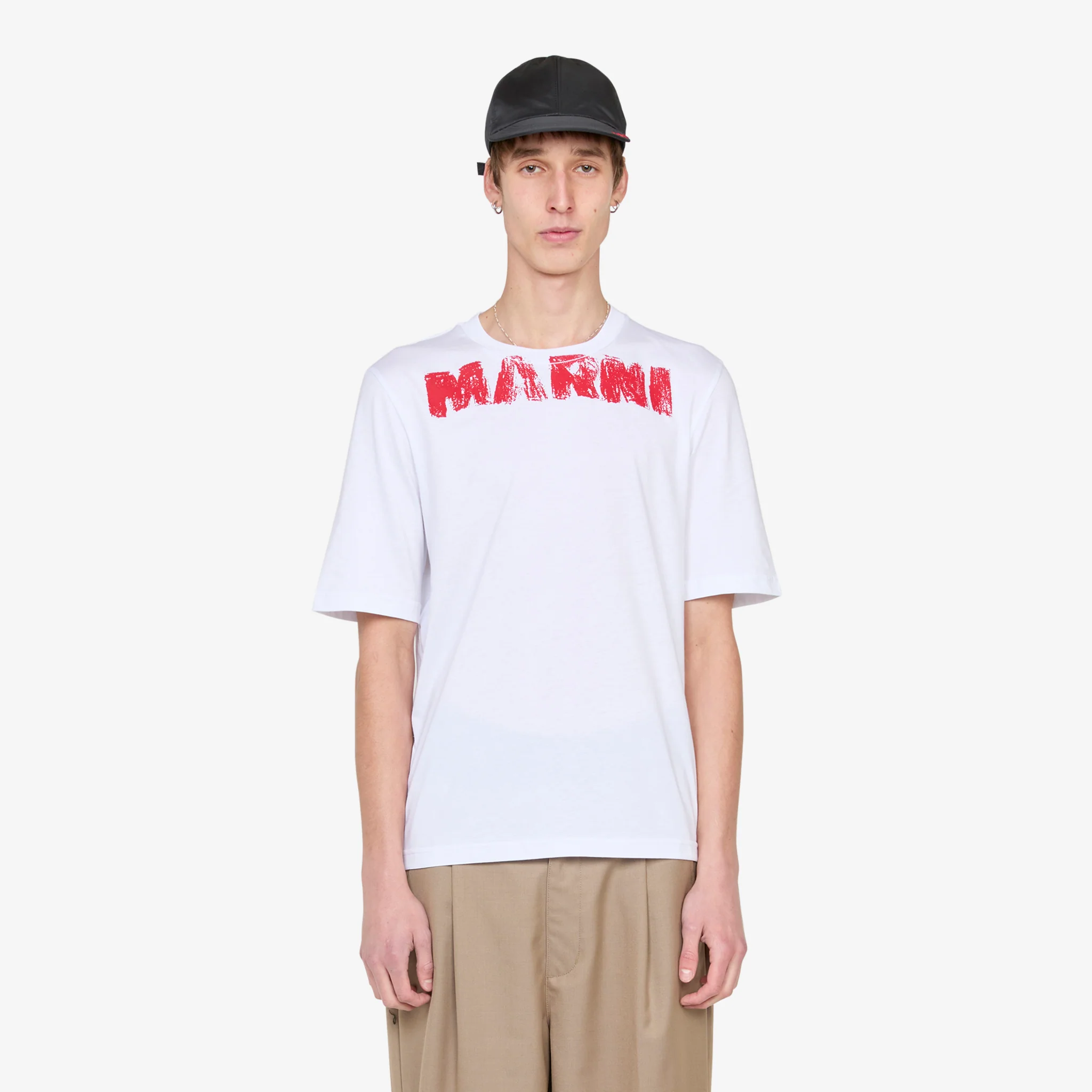 Marni Monolith T-Shirt Lily White