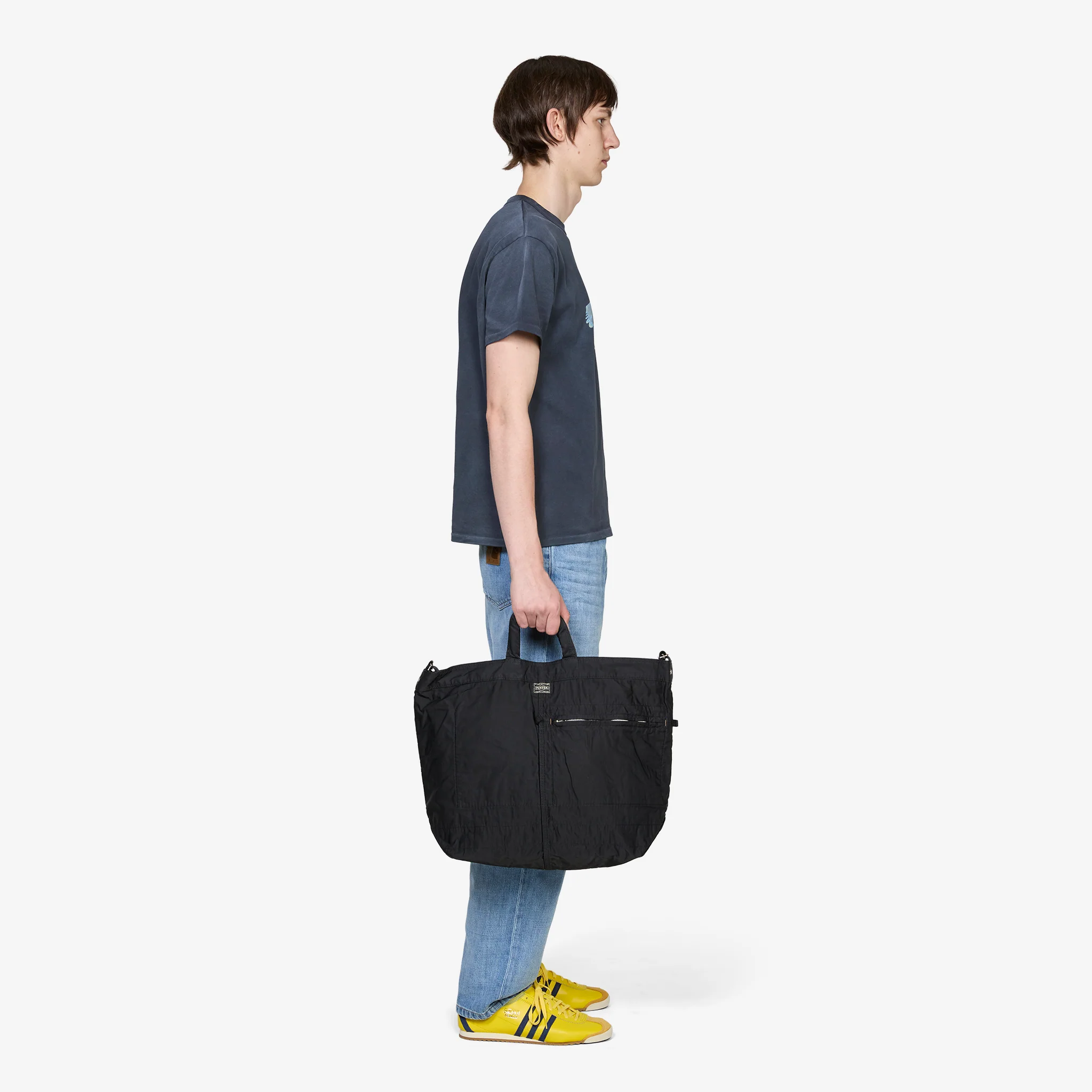 Mile 2-Way Tote Bag Black (L) - Image 5