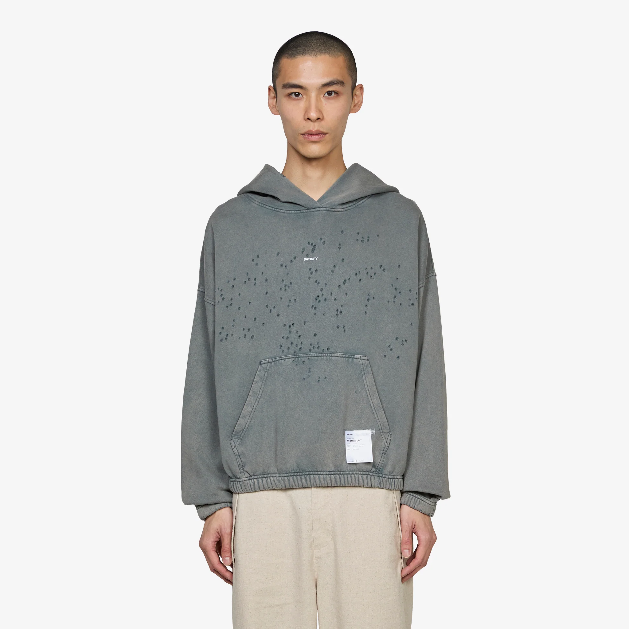 MothTech™ Hoodie Faded Black