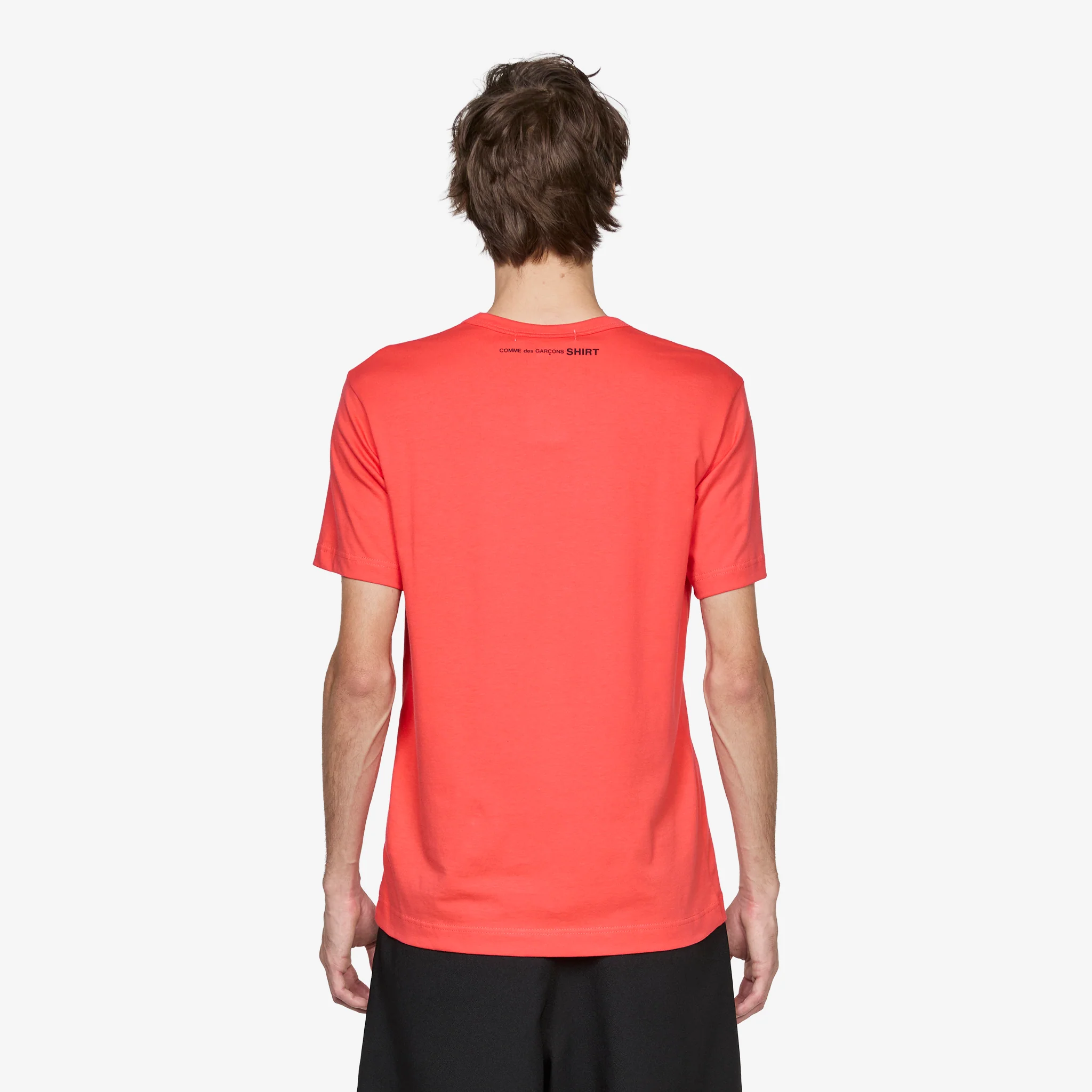 Neck Logo T-Shirt Red - Image 3