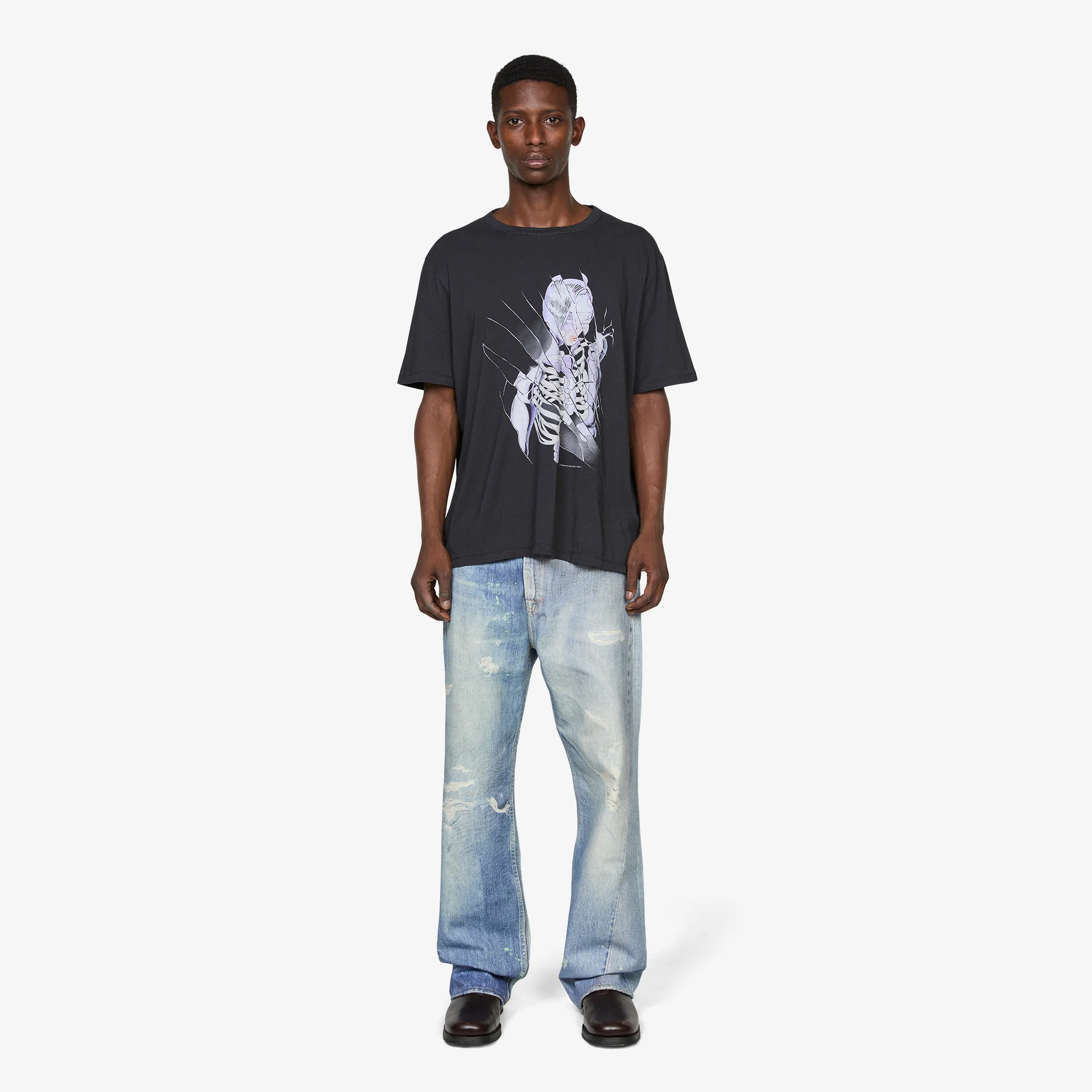 New Box T-Shirt Cybernetic Angel Print - Image 5