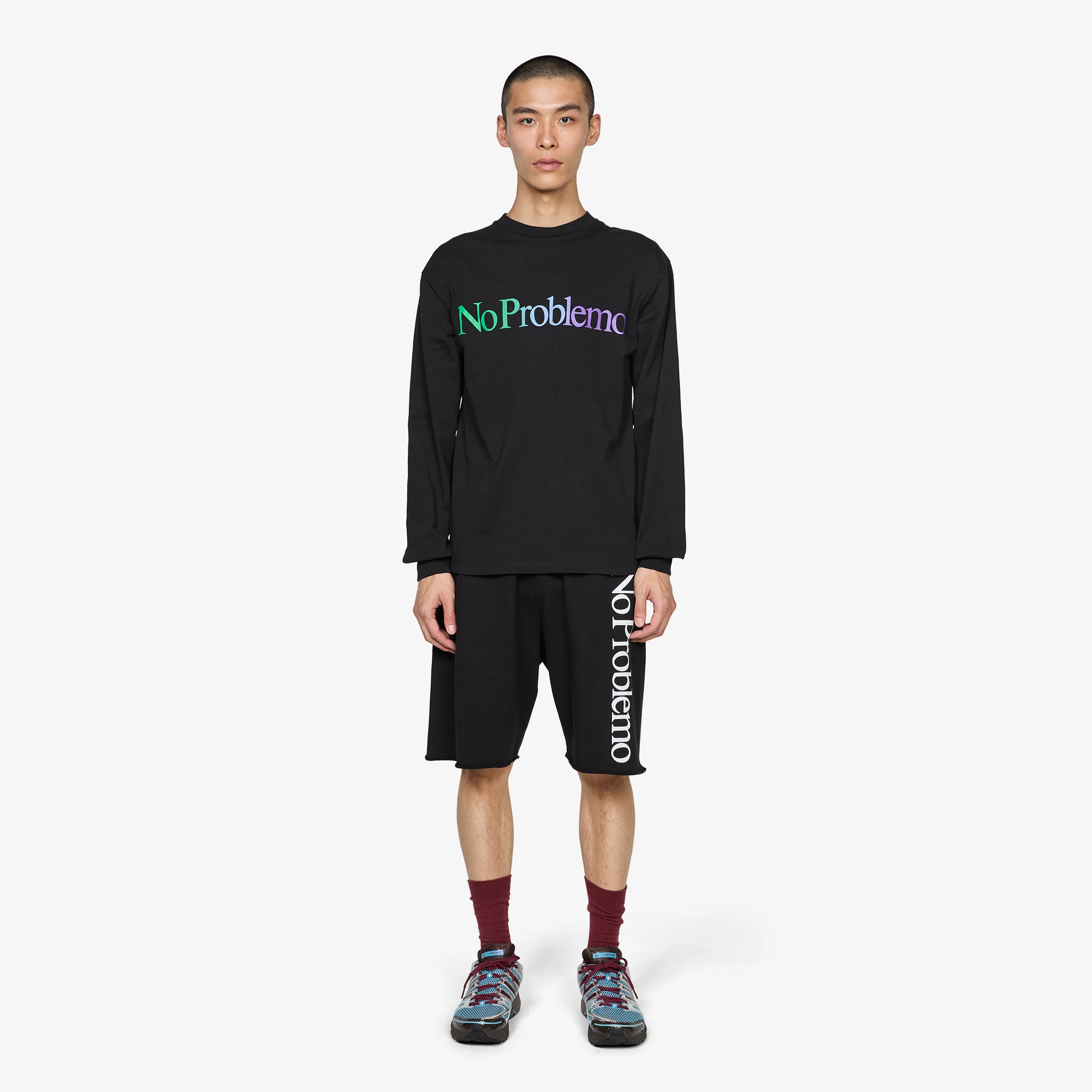 No Problemo Sweatshorts Black - Image 4