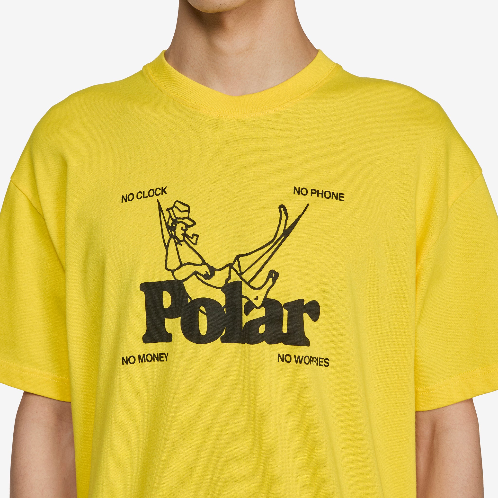 No Worries T-Shirt Lemon - Image 2