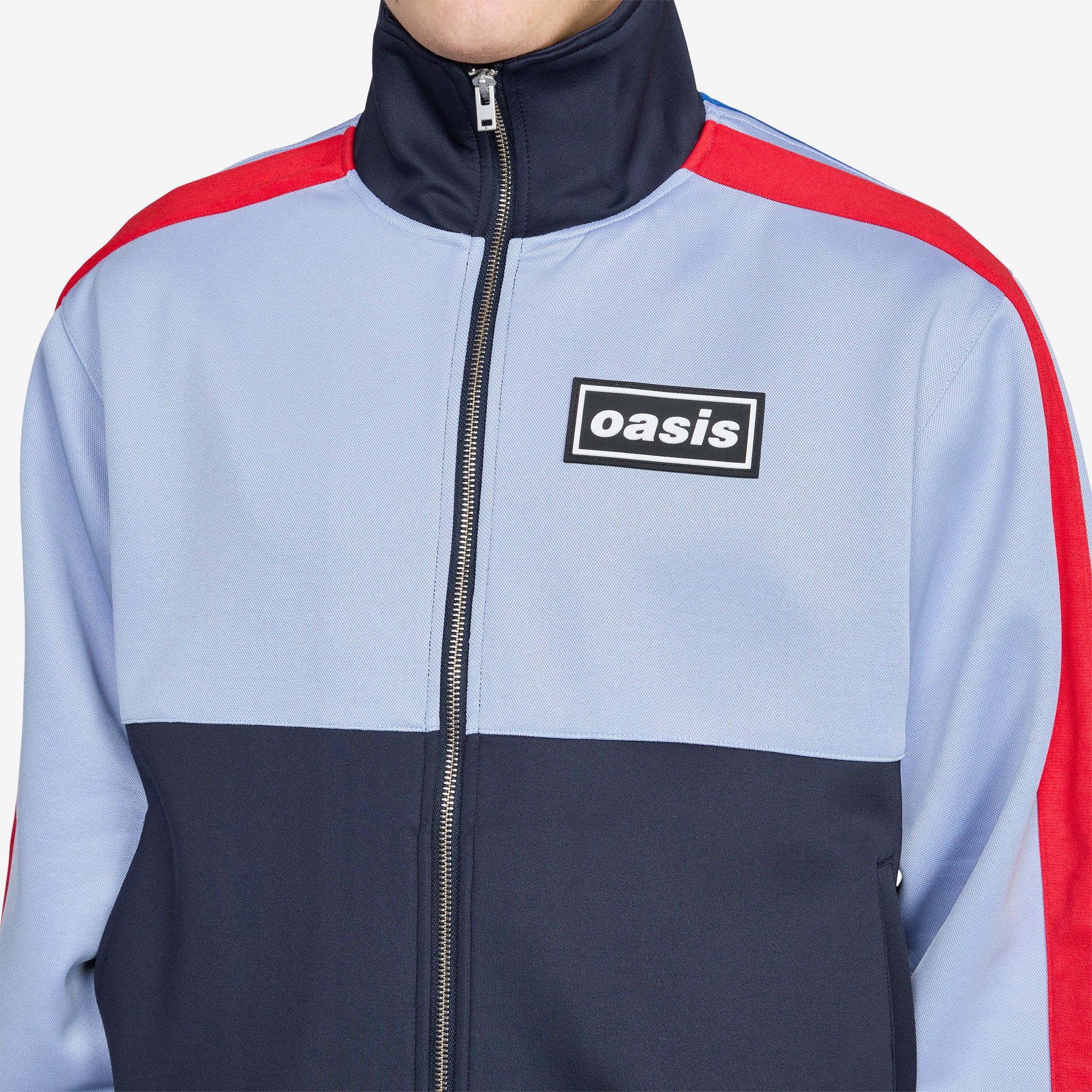 OASIS Forever Track Jacket Powder Blue - Image 2