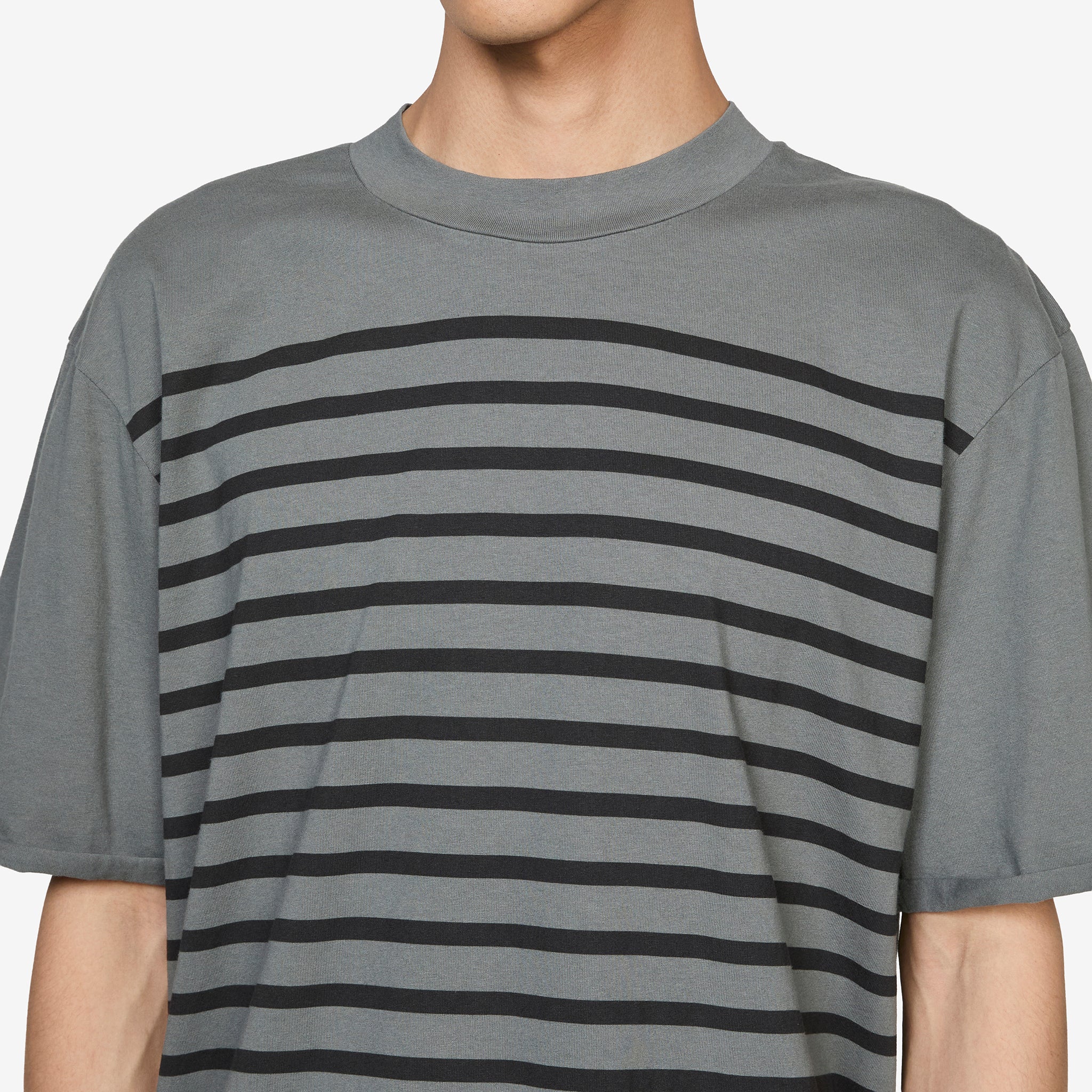 Overdye Stripe T-Shirt Carbon | Black - Image 2