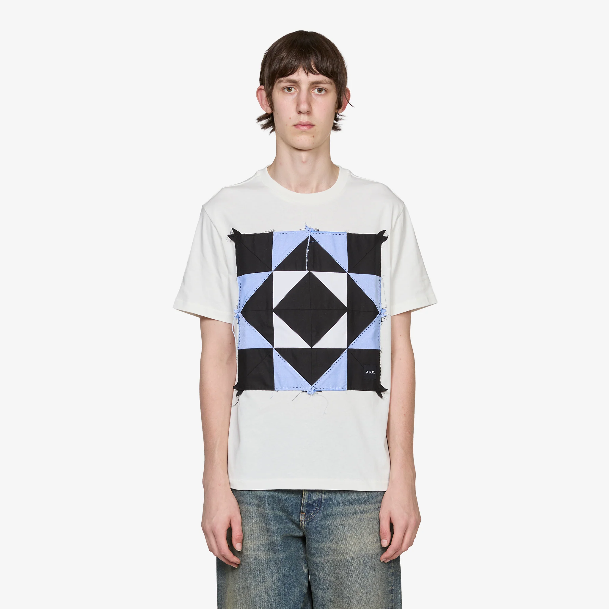 Patchwork T-Shirt White