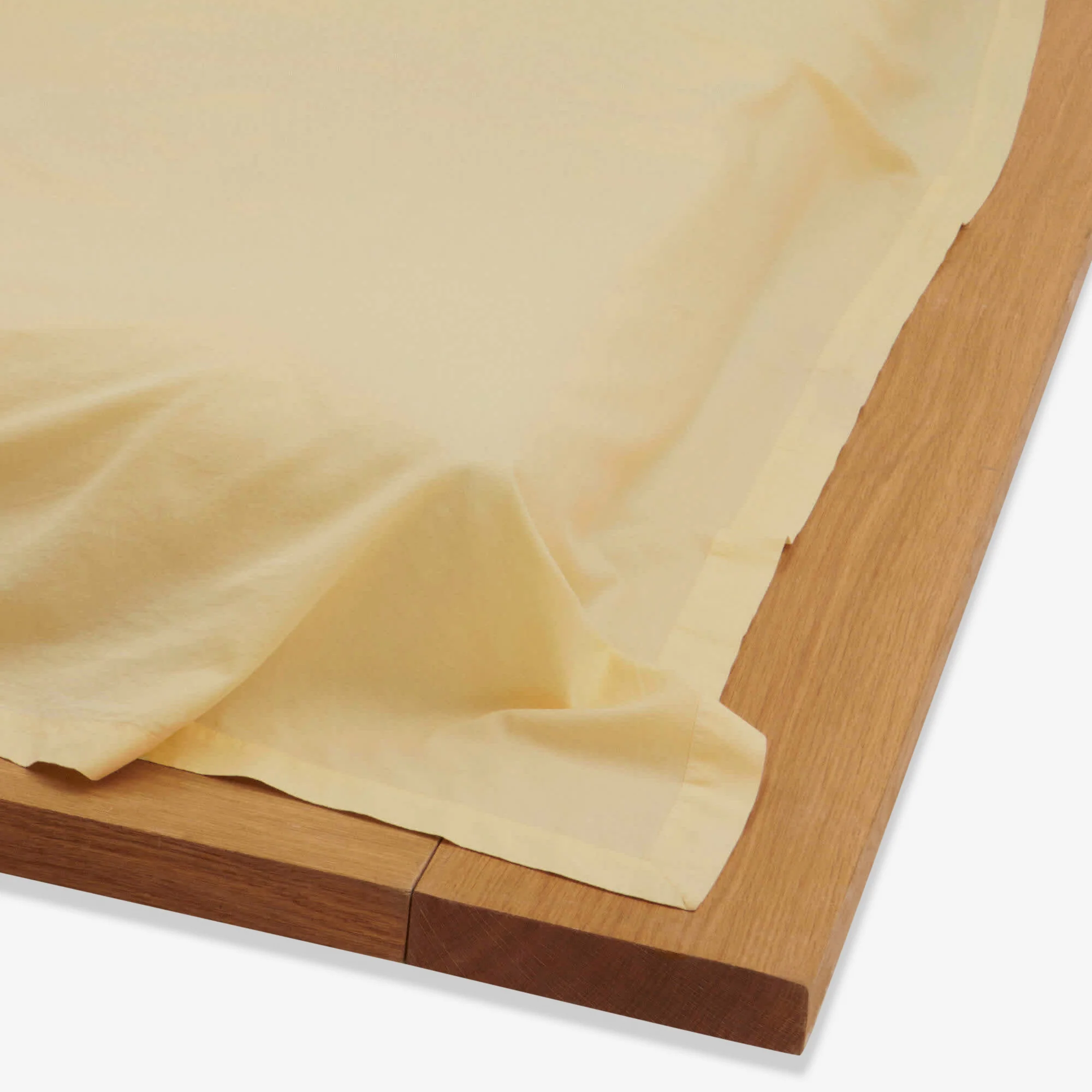 Percale Flat Sheet Shaded Yellow