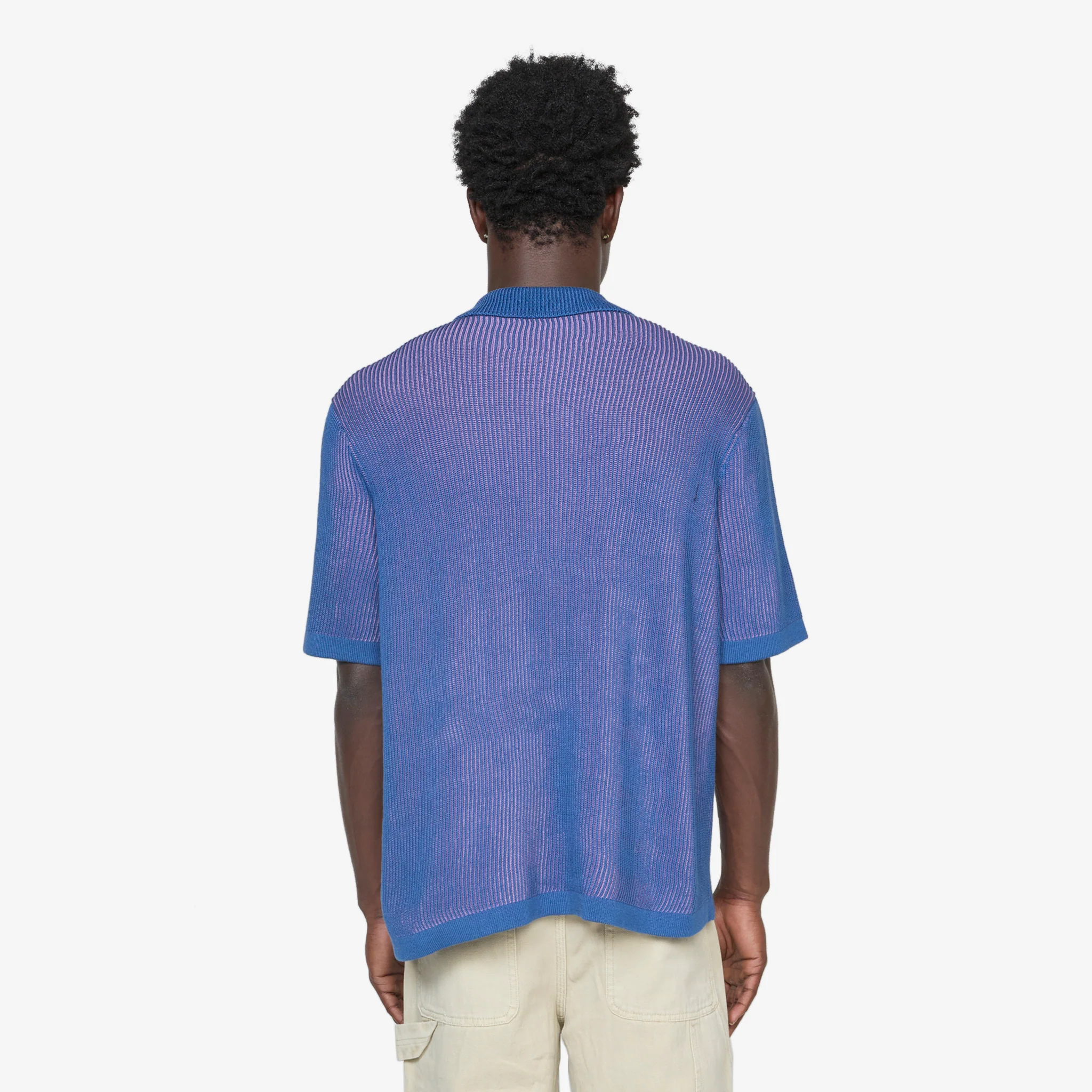 Plated Buttondown Blue - Image 3