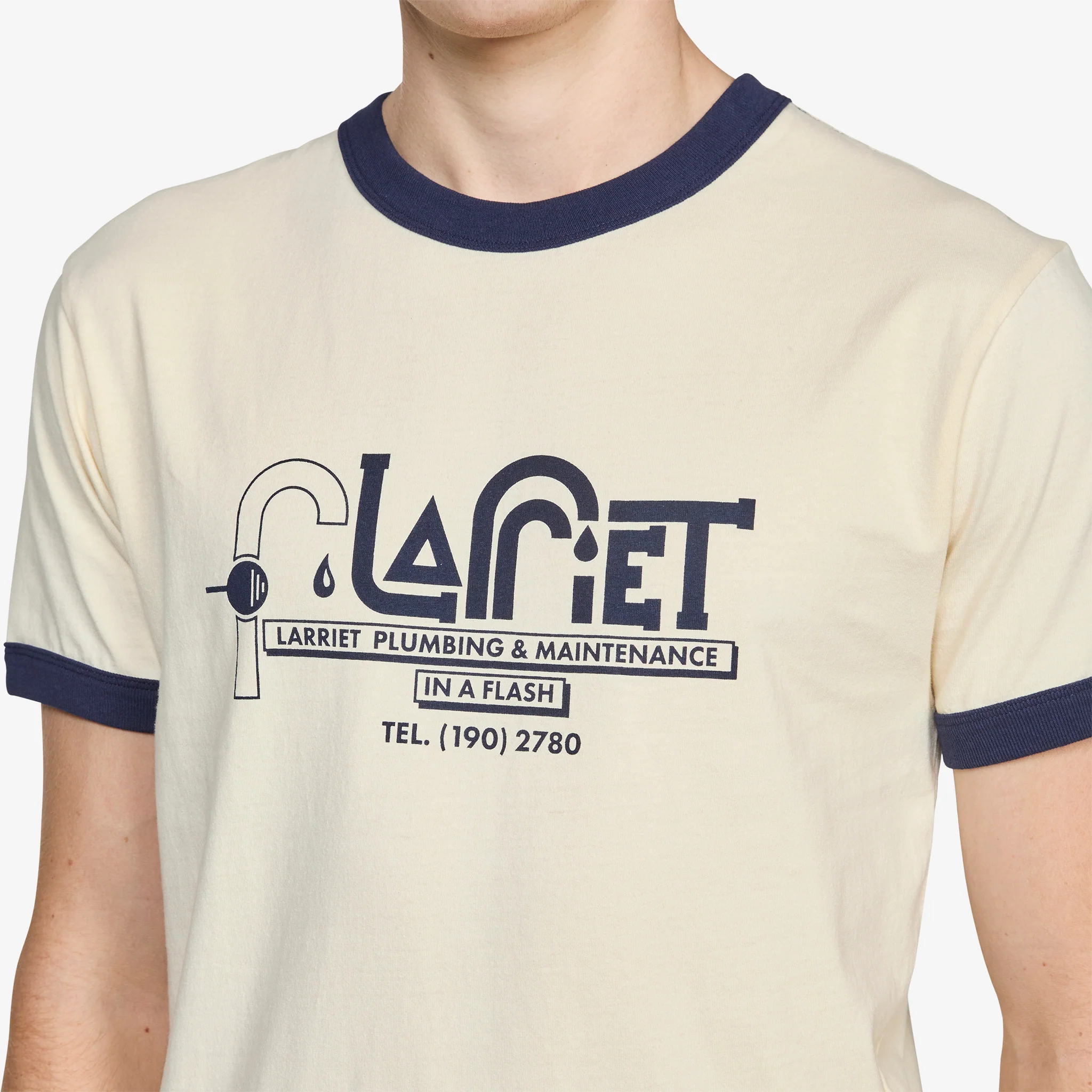 Plumbing T-Shirt Natural - Image 2