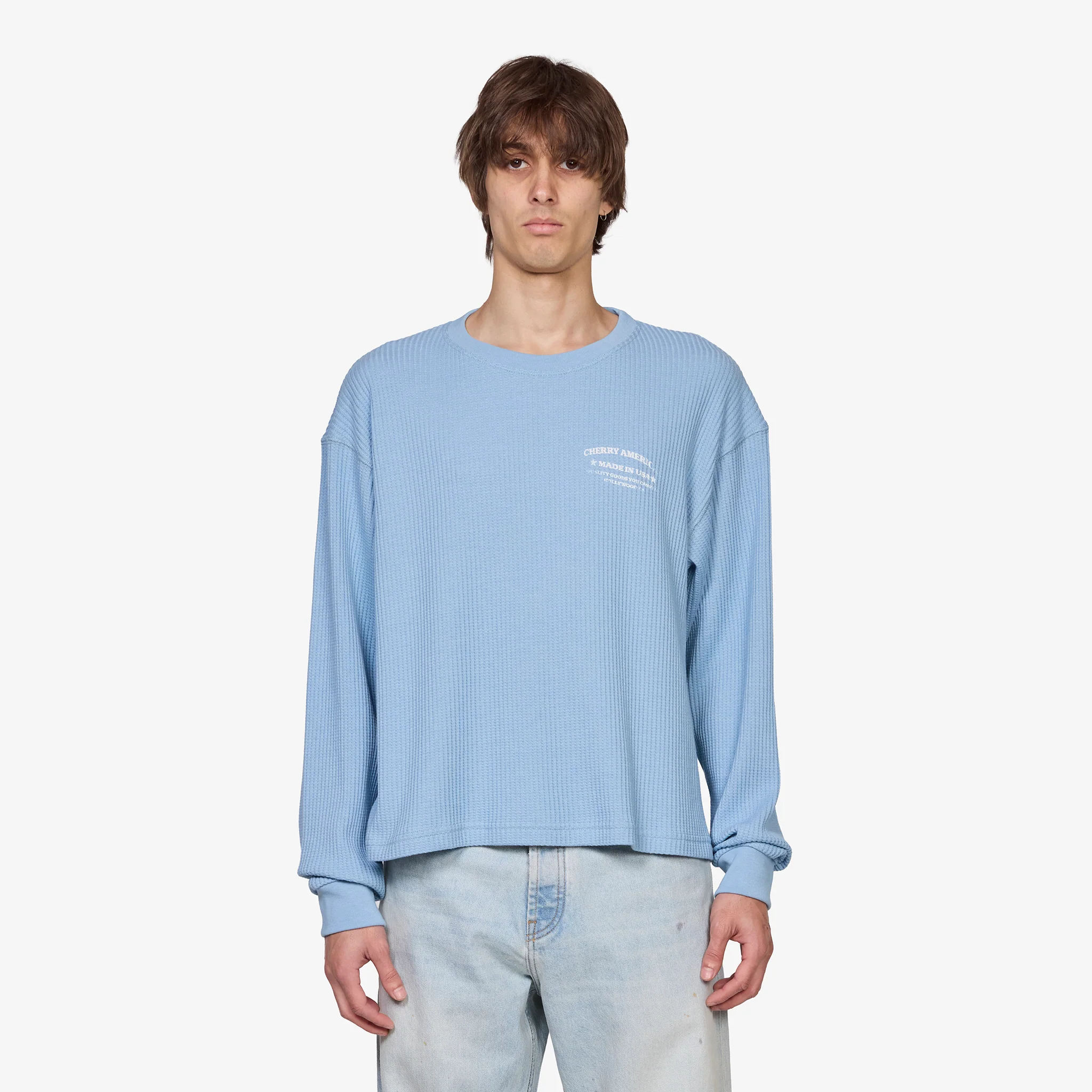 Ranchwear Boxy Thermal Sky Blue