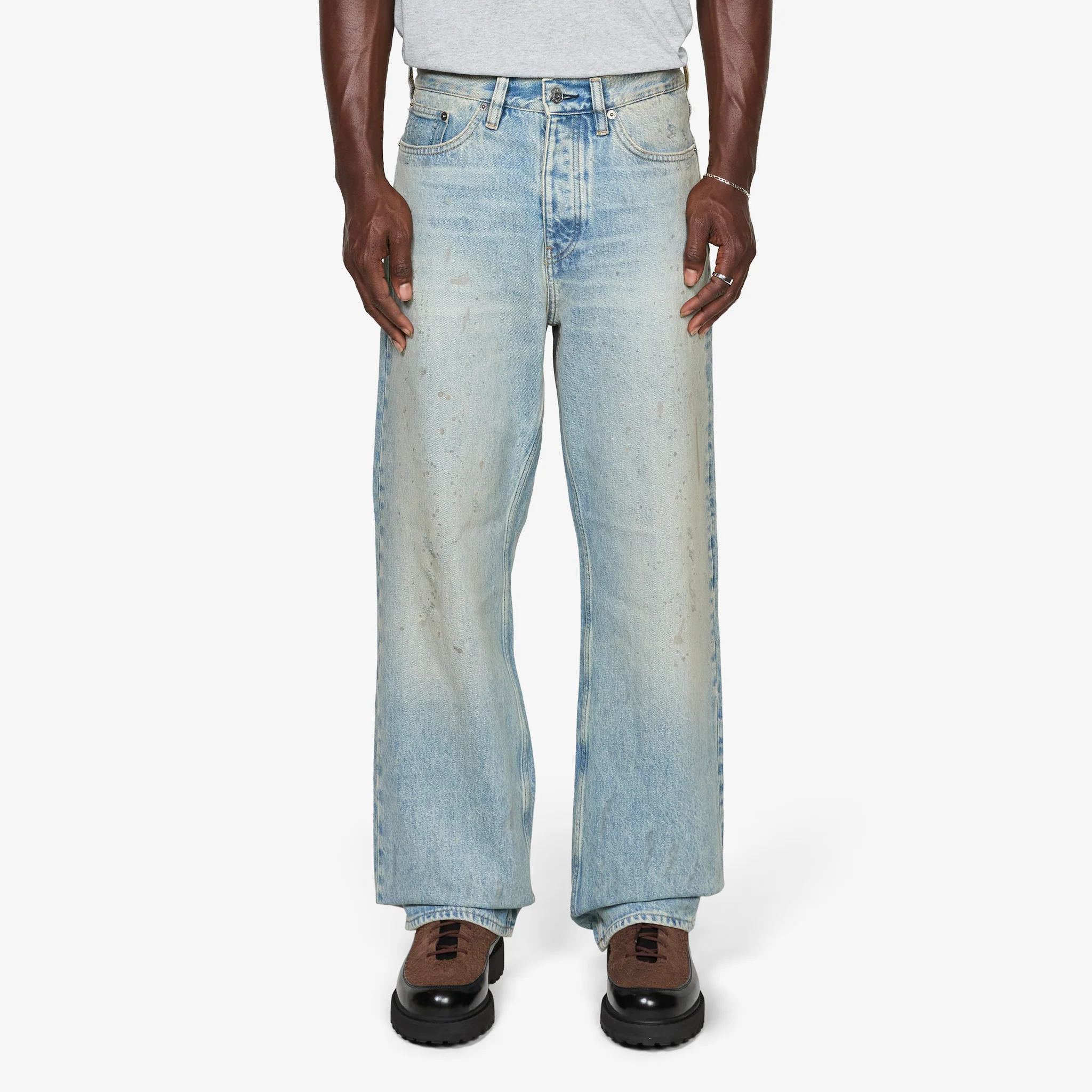 Relaxed Boot Jean Paint Worn
