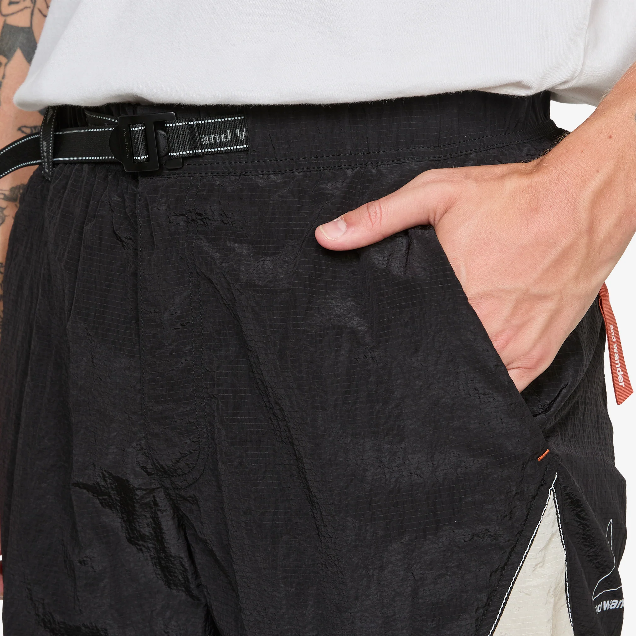 ROA x Ripstop Wind Short Pants Off White - Image 4