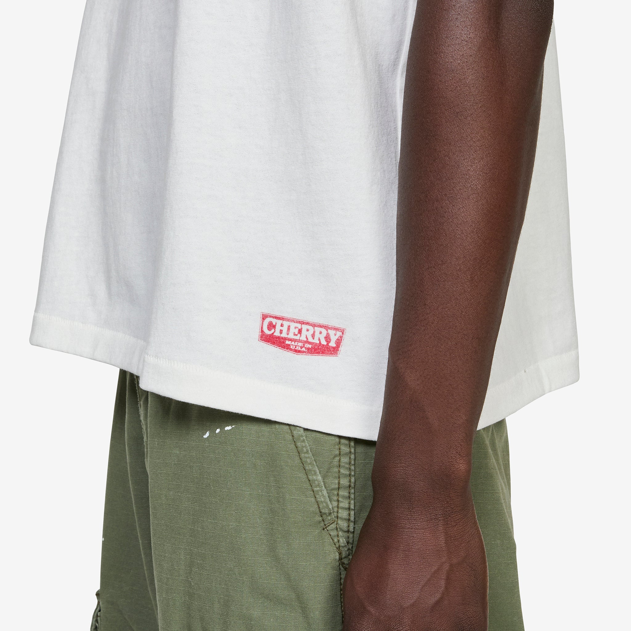 Safari Boxy Ringer T-Shirt Chocolate - Image 5