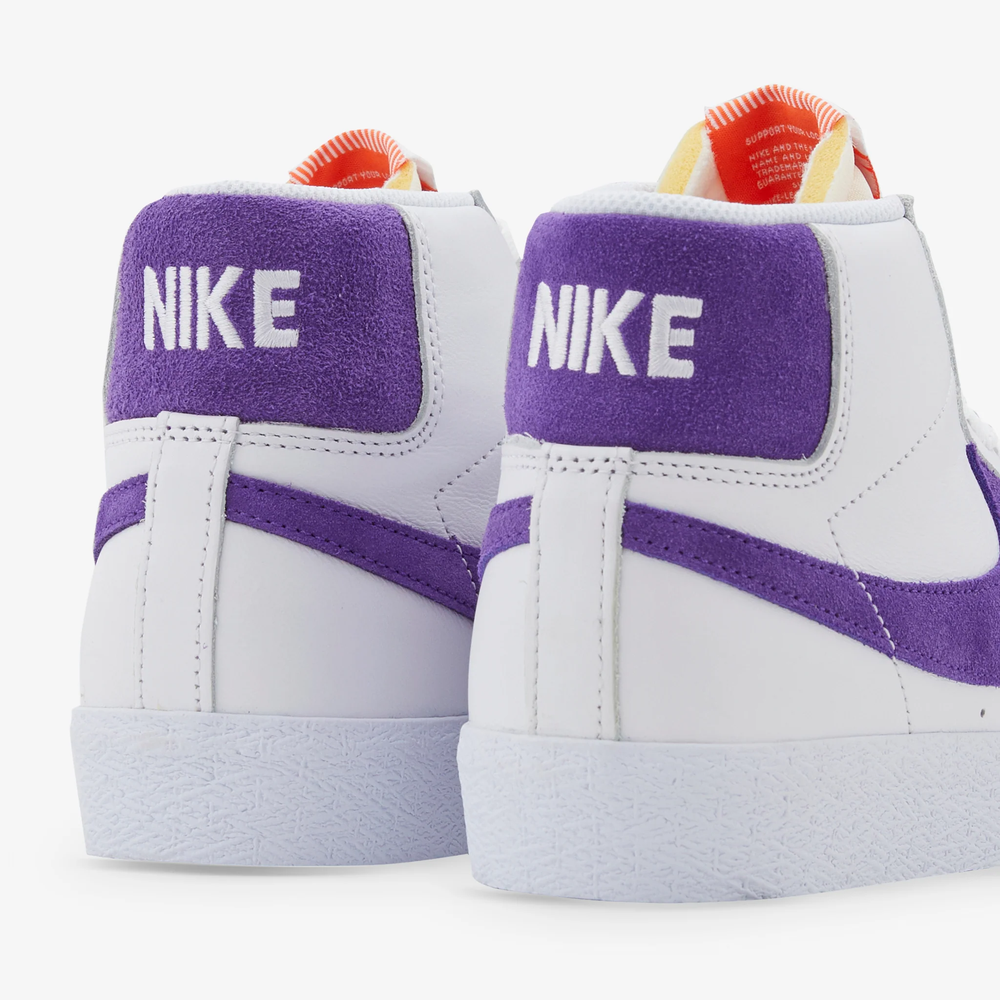 SB Zoom Blazer Mid White | Court Purple | White | Gum Light Brown - Image 4