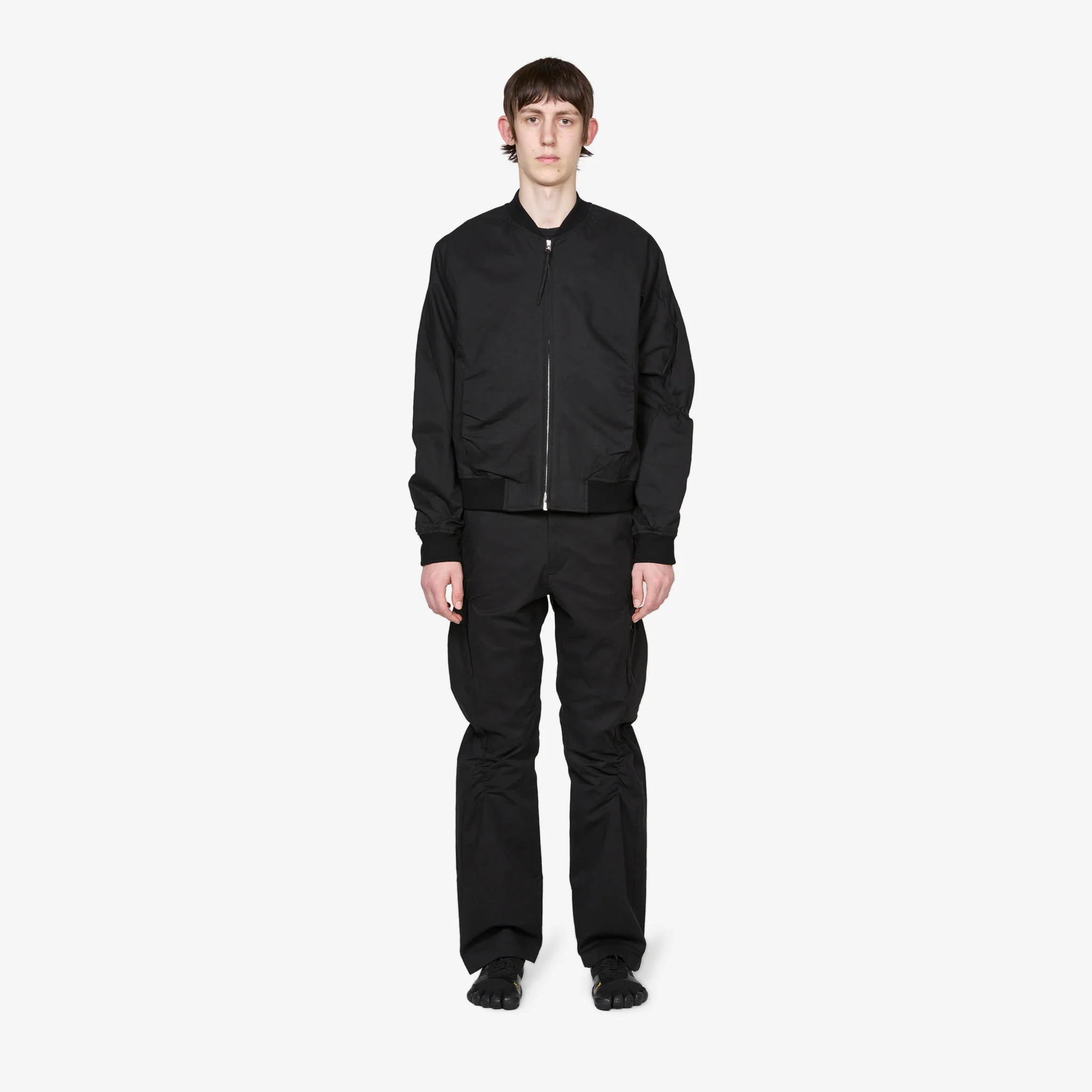 Shirring Bomber Black - Image 5