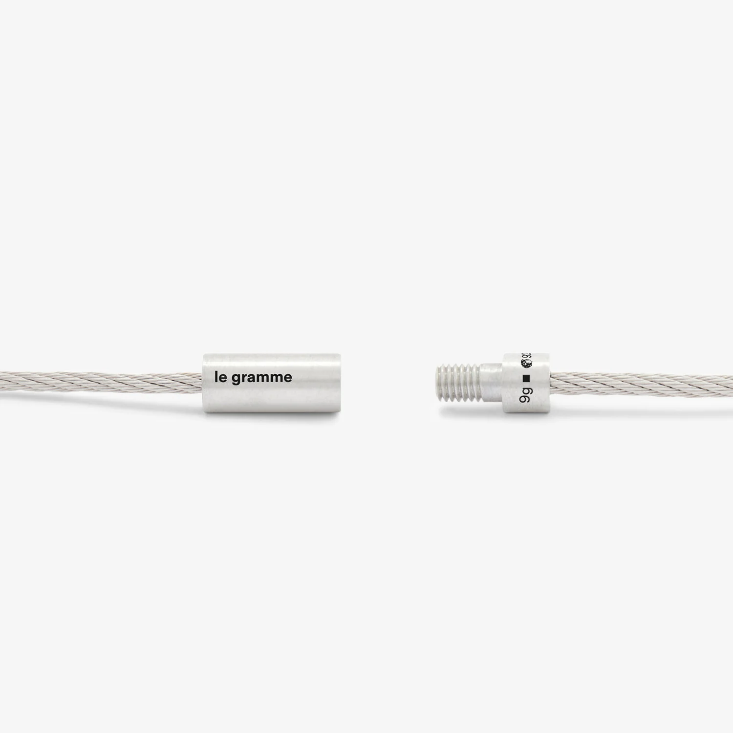 9g Brushed Sterling Silver Cable Bracelet - Image 3