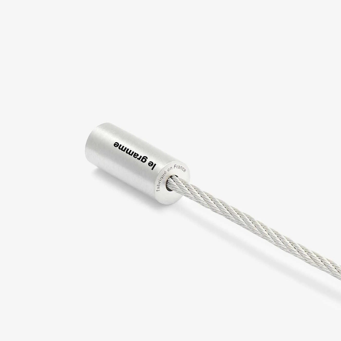 7g Brushed Sterling Silver Cable Bracelet - Image 3