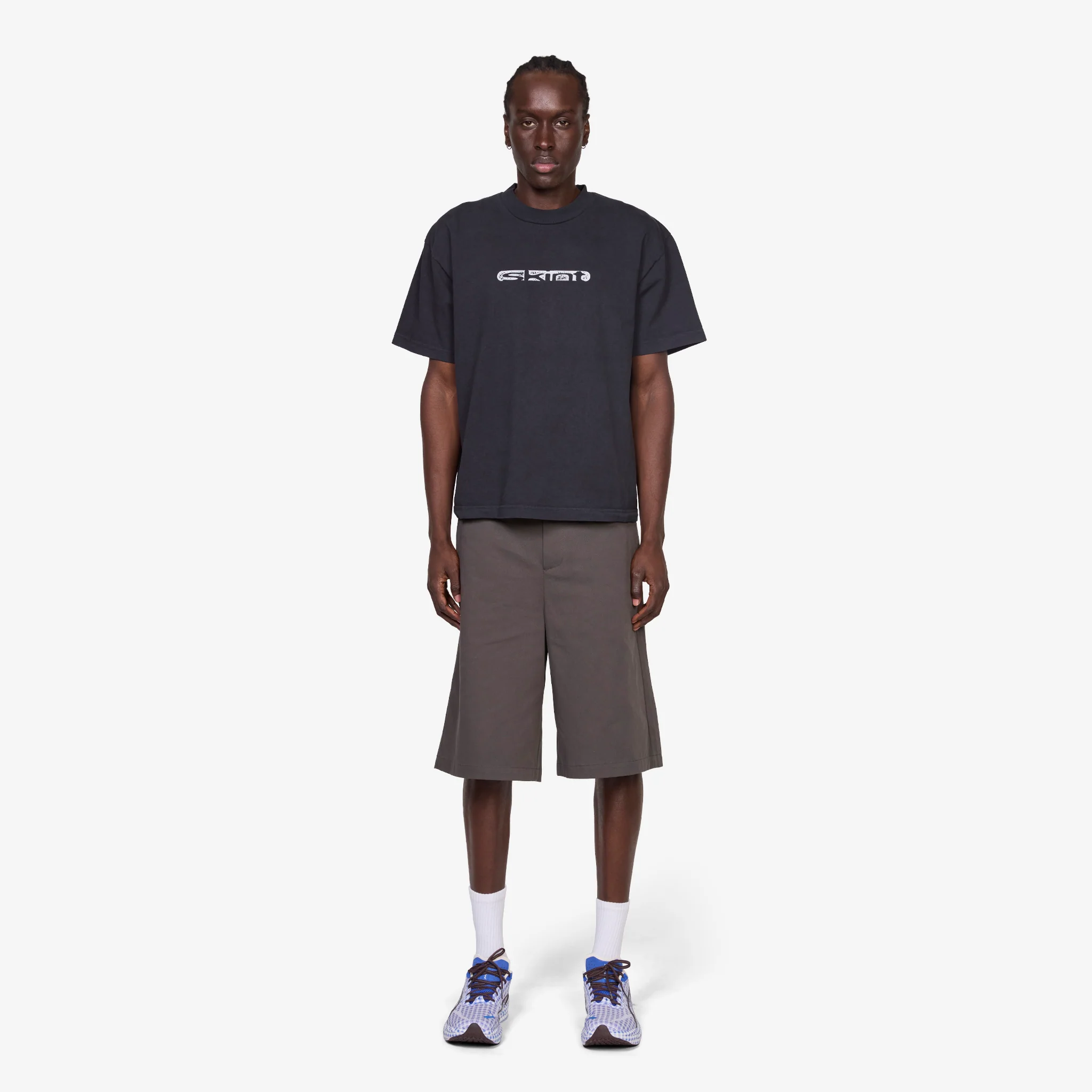 Skint T-Shirt Off Black - Image 4