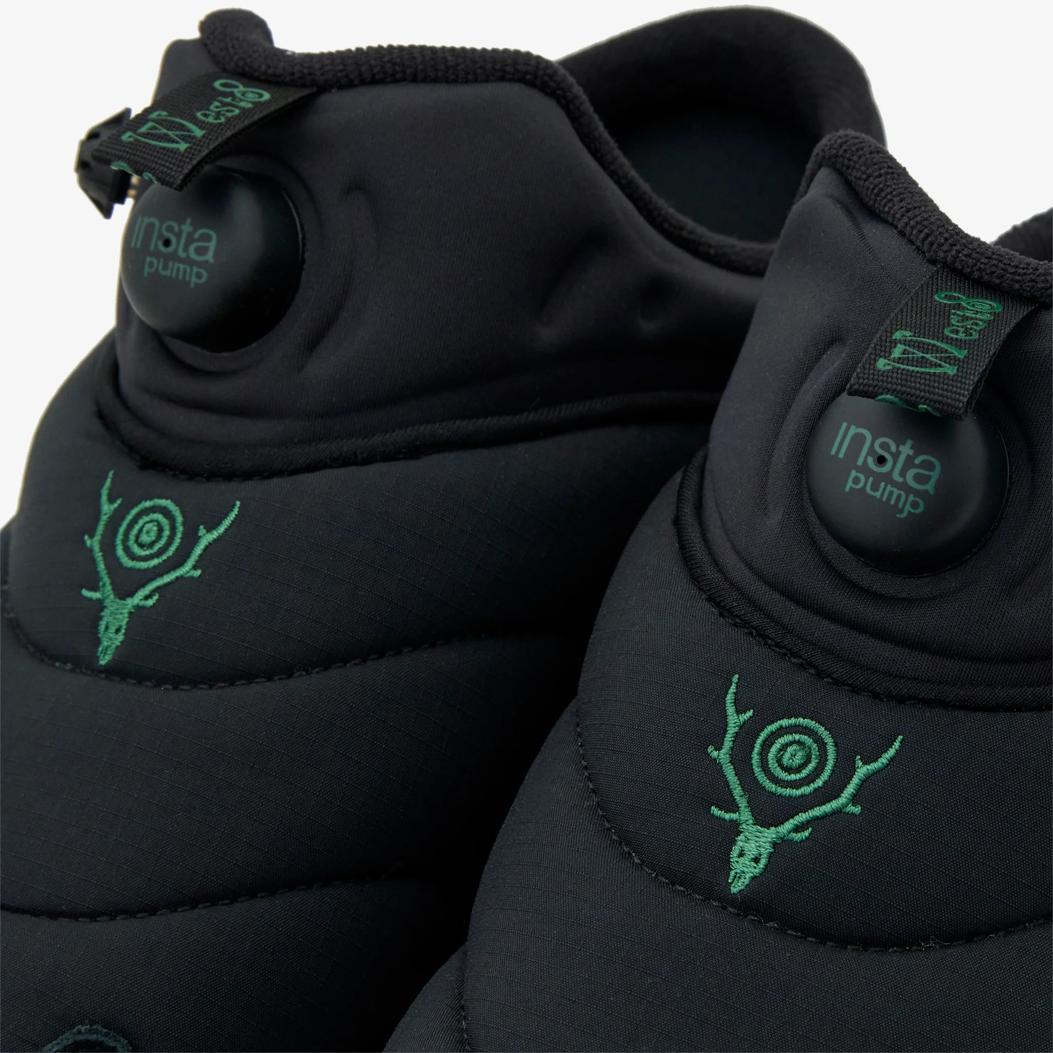 South2 West8 x Instapump Fury Mule Black | Green - Image 4