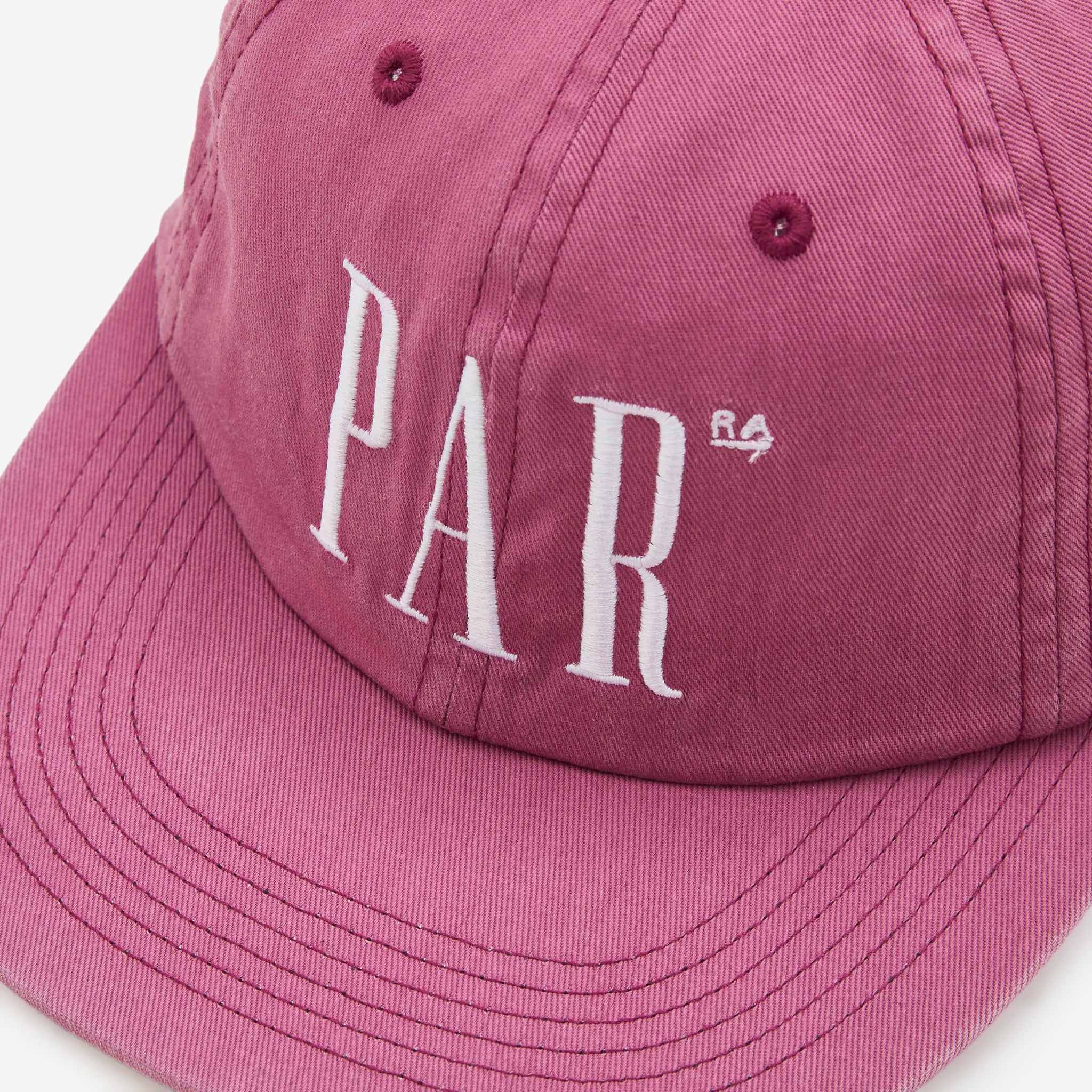 Store Logo 6 Panel Hat Berry - Image 2