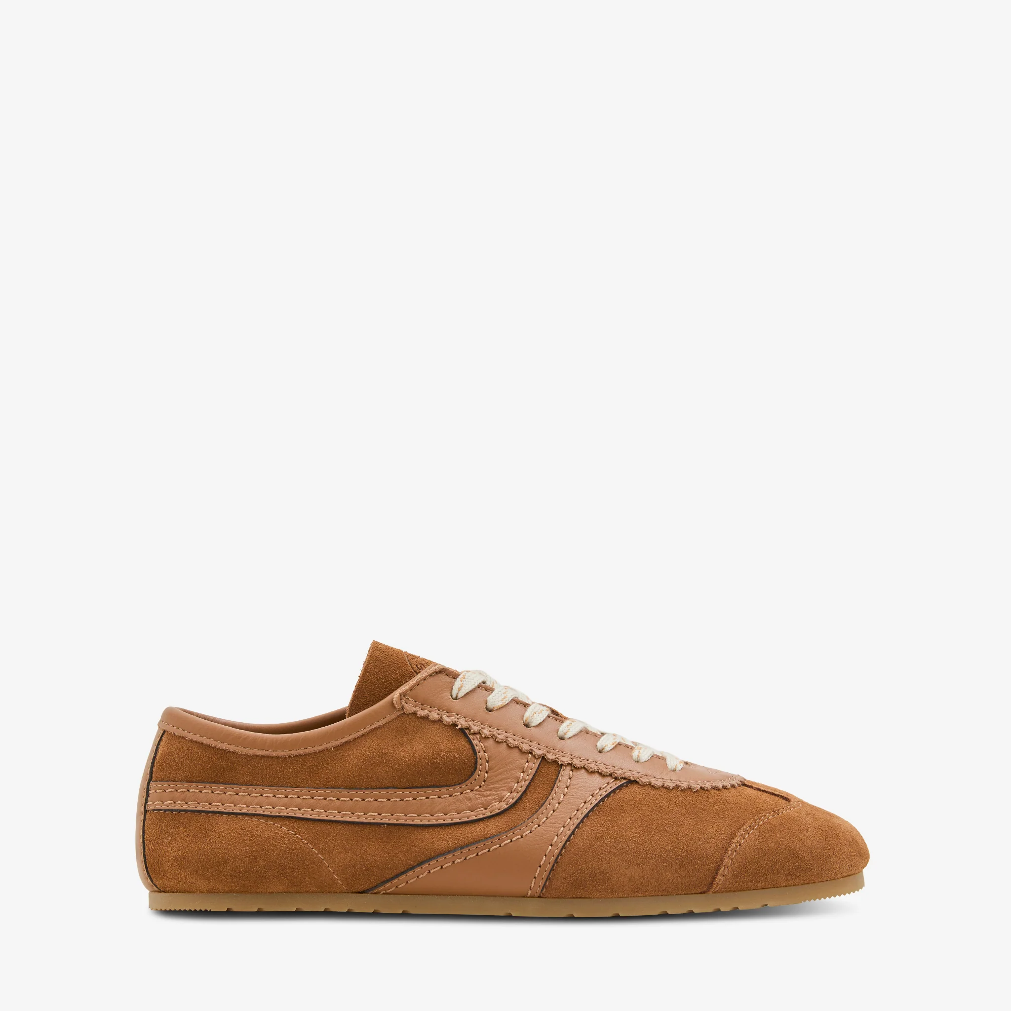 Suede Sneakers Tan - Image 2