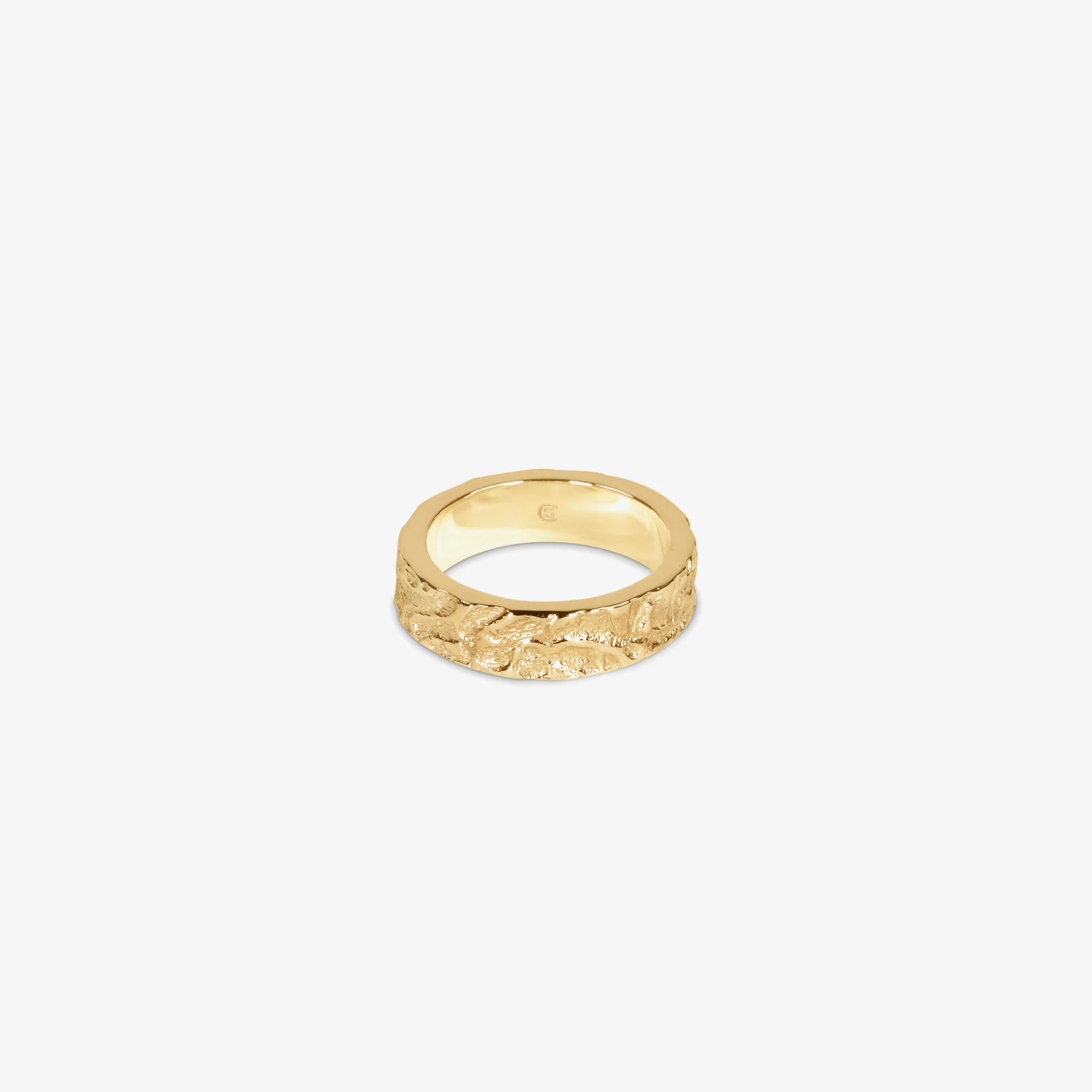 Type 004 Crumpled Ring Gold