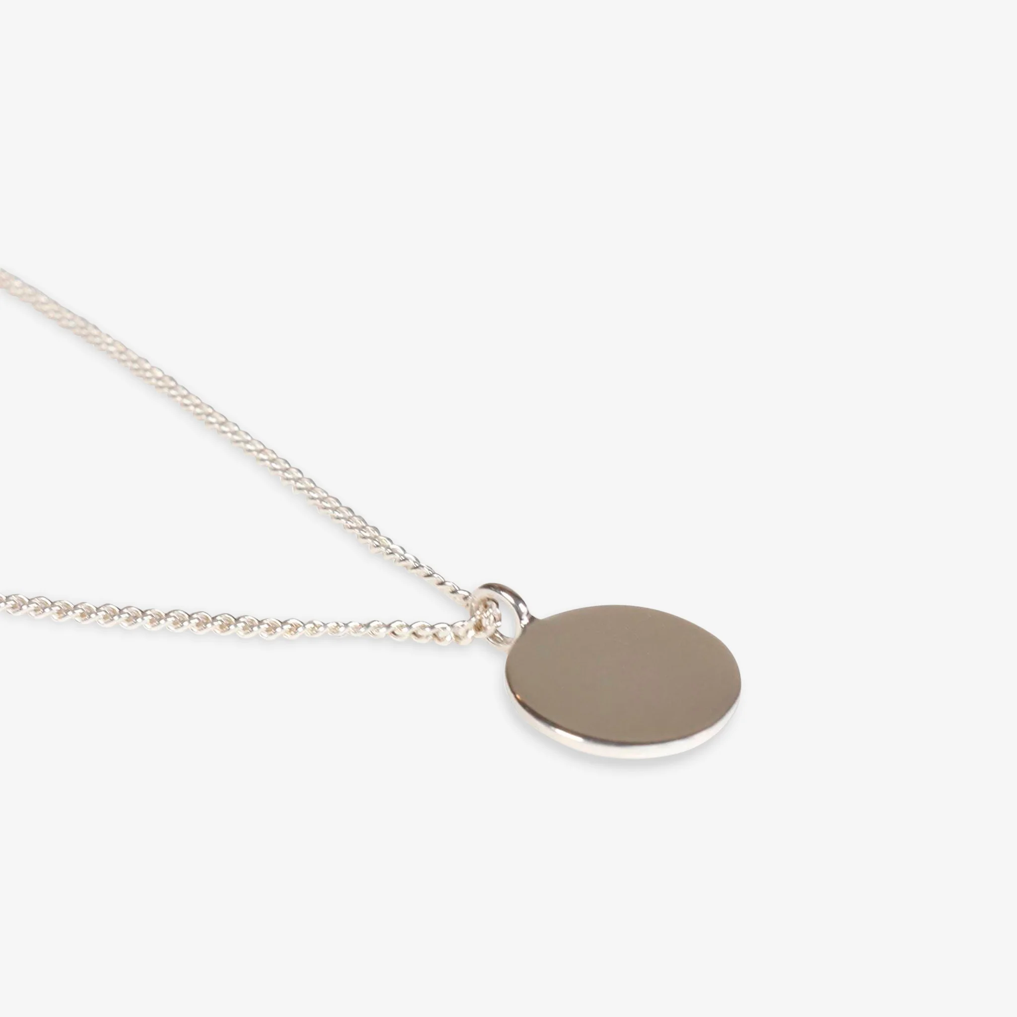 Type 010 Round Pendant Silver - Image 2
