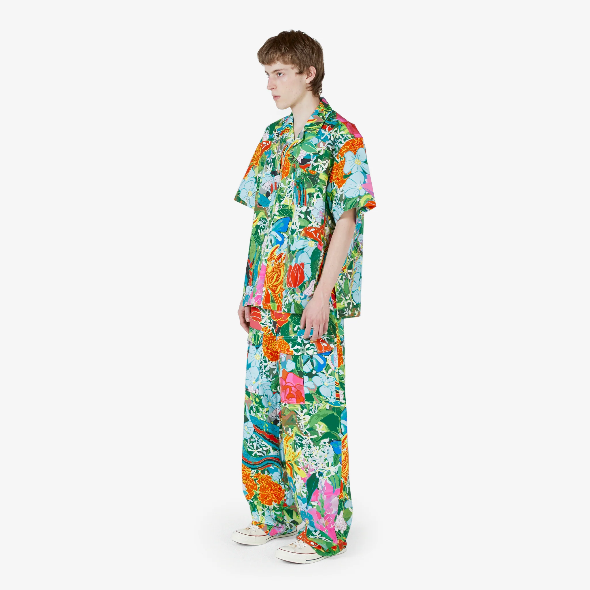 Unisex Camo Print Short Sleeve Shirt Multi - Image 2