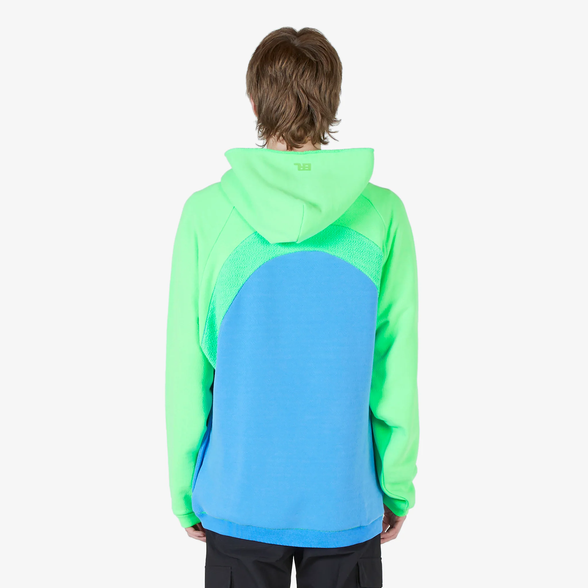 Unisex Rainbow Hoodie Blue - Image 4