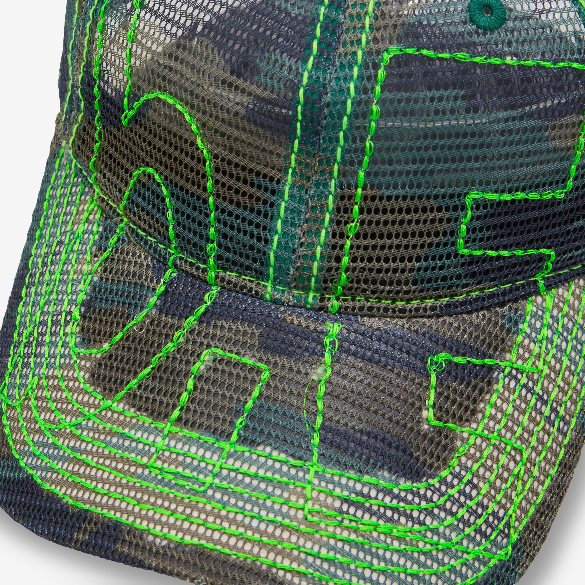 Vapor 6 Panel Hat Army Camo Mesh - Image 2