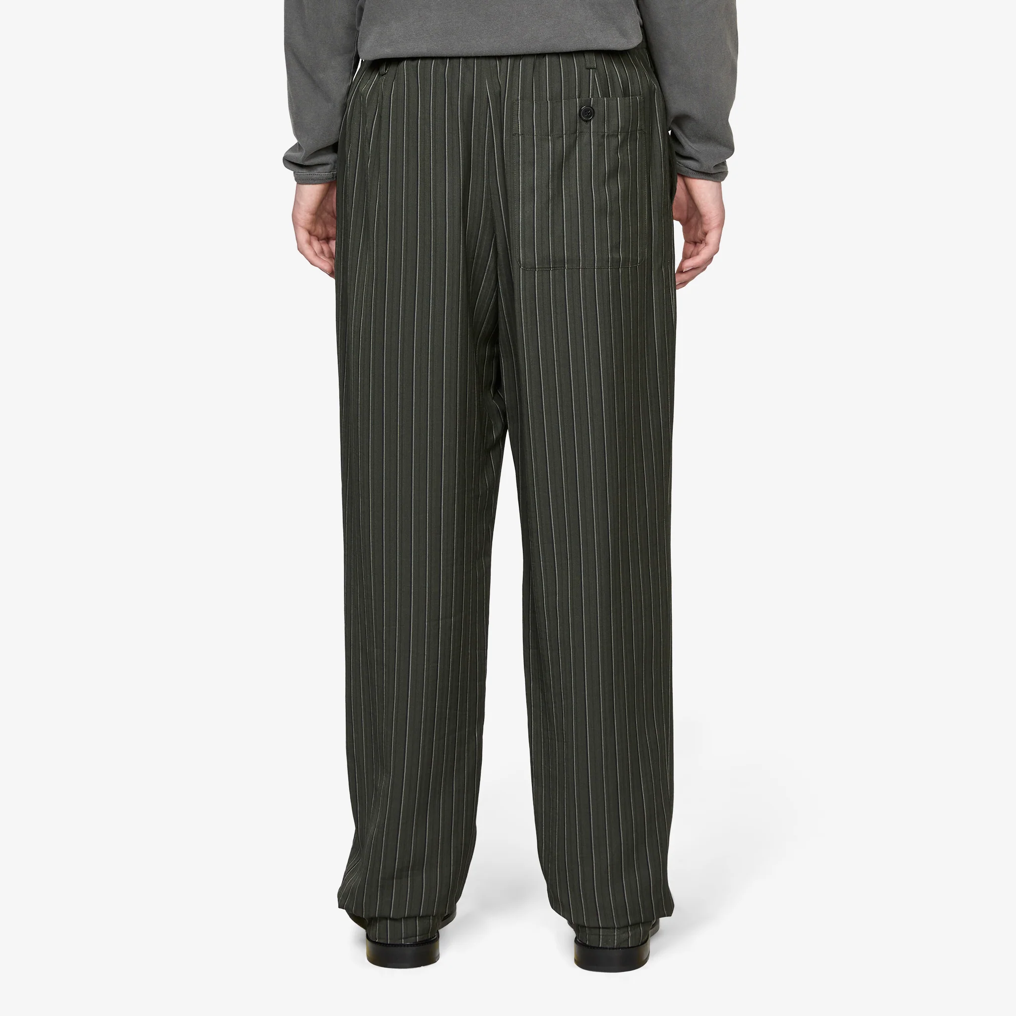 Viscose Pants Dark Green - Image 2