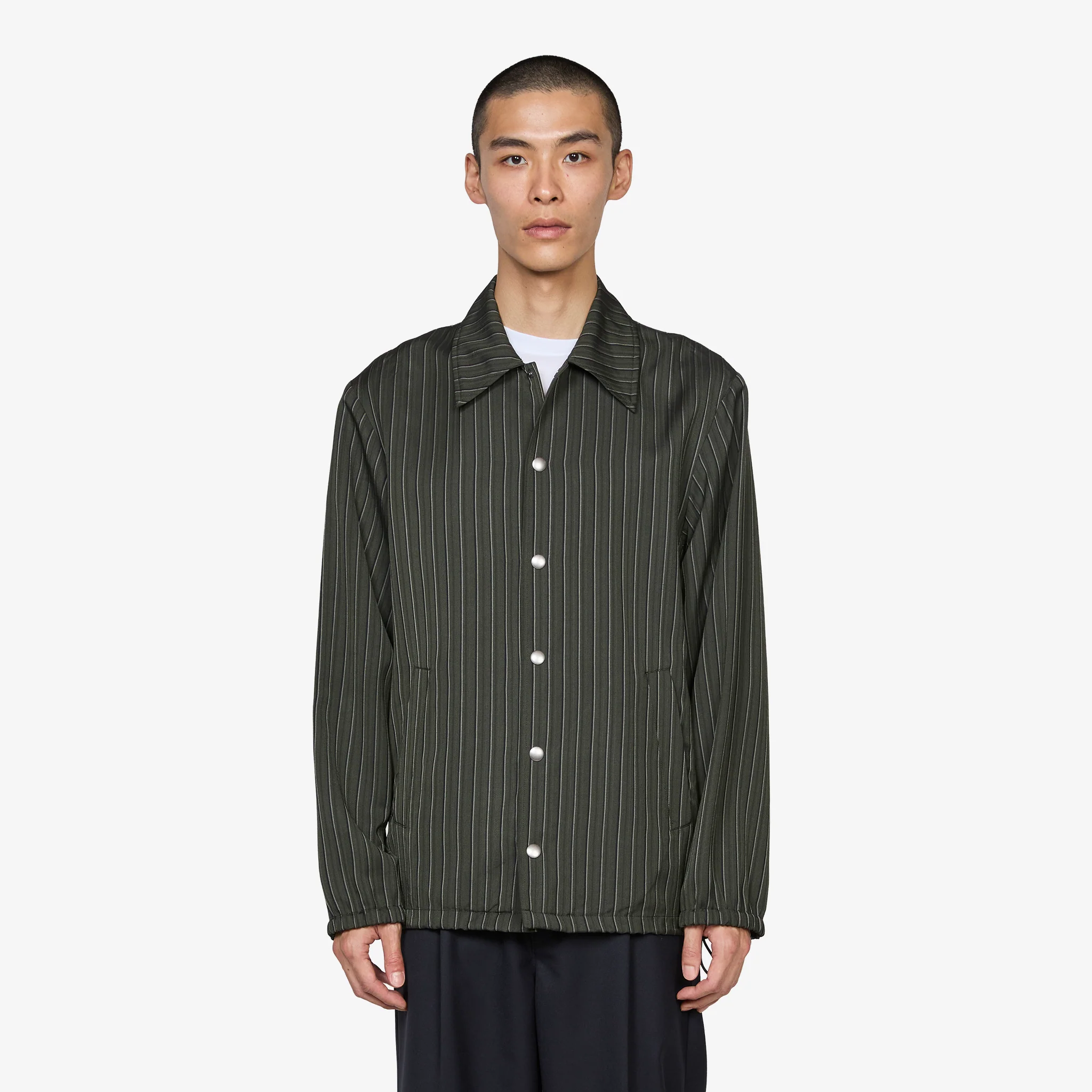 Viscose Shell Jacket Dark Green