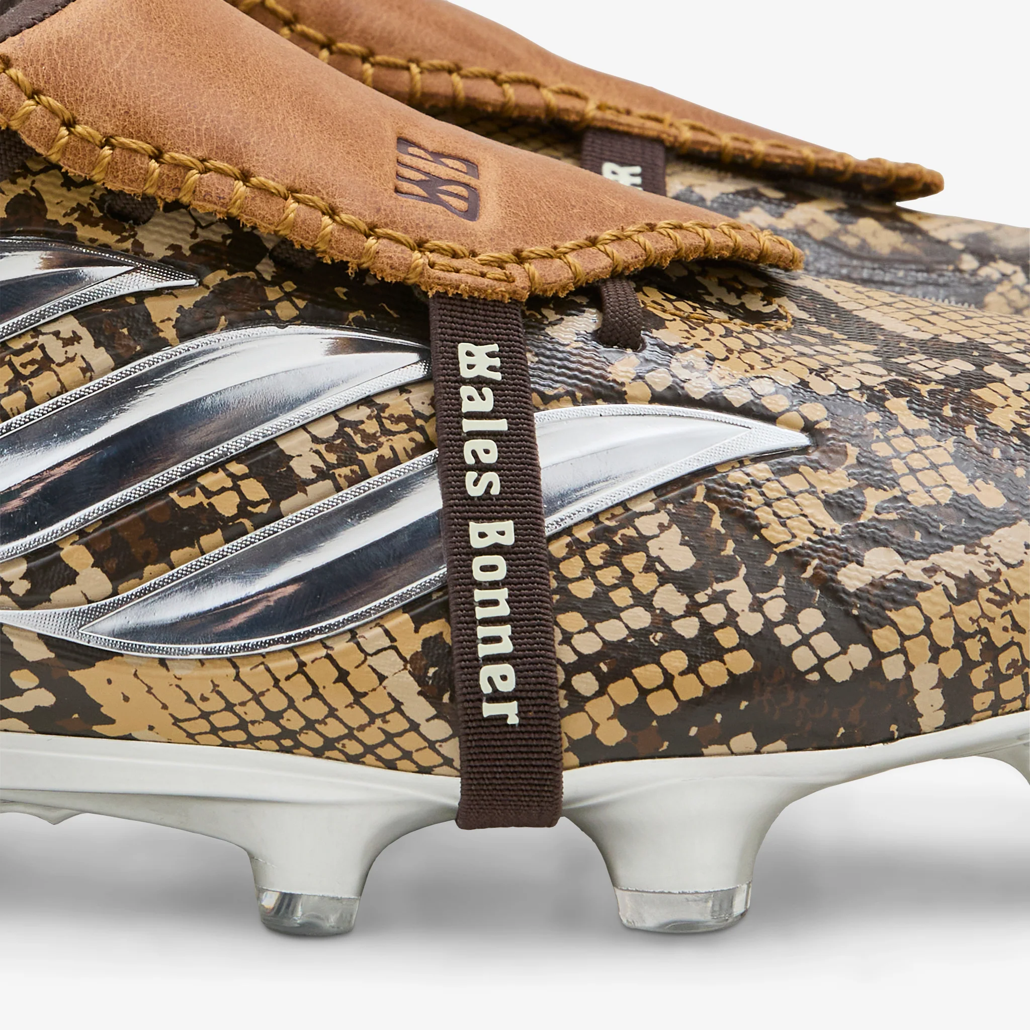 Wales Bonner x Predator Elite Fold-Over Tongue Firm Ground Football Boots Brown | Silver Metallic | Bronze Strata - Image 10
