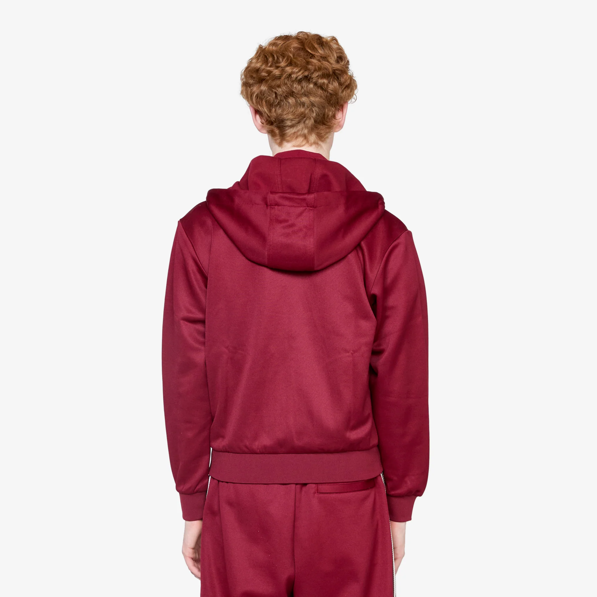Wales Bonner x Track Hoodie Collegiate Burgundy - Image 3