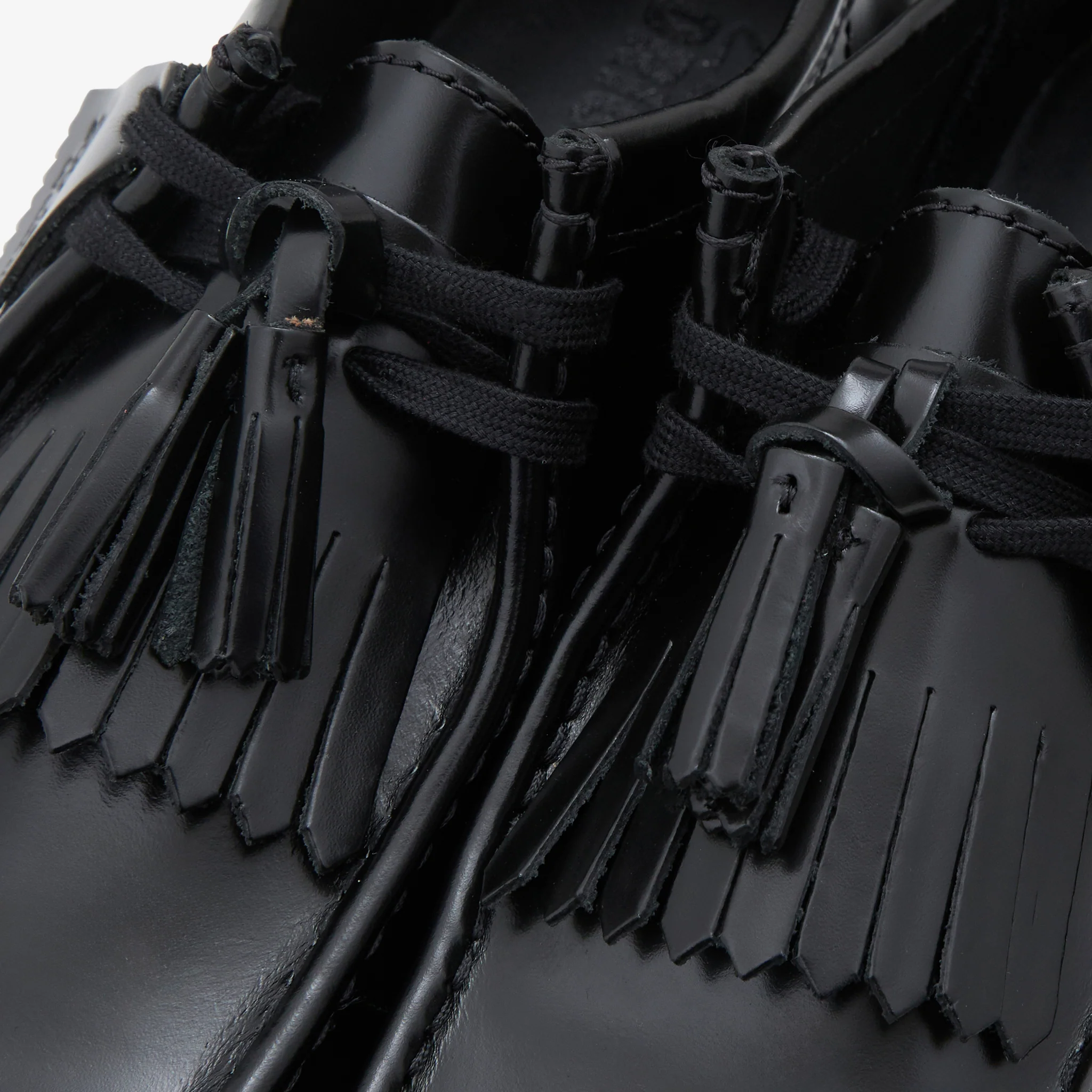 Wallabee Black Hishine Leather - Image 5