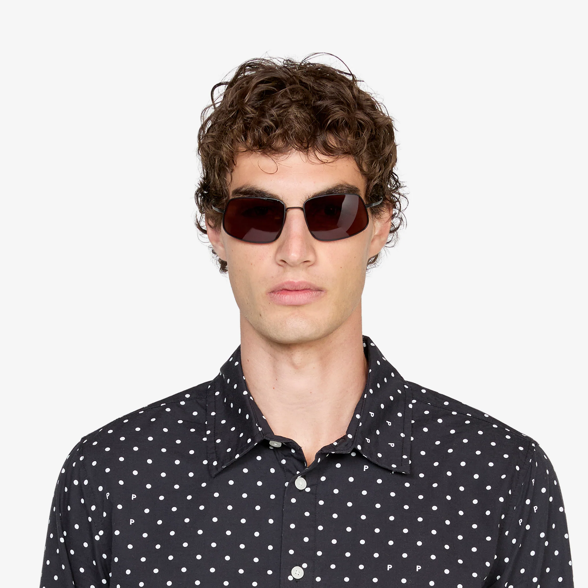 Wave Matte Black | Rose Solid Polarised Lens