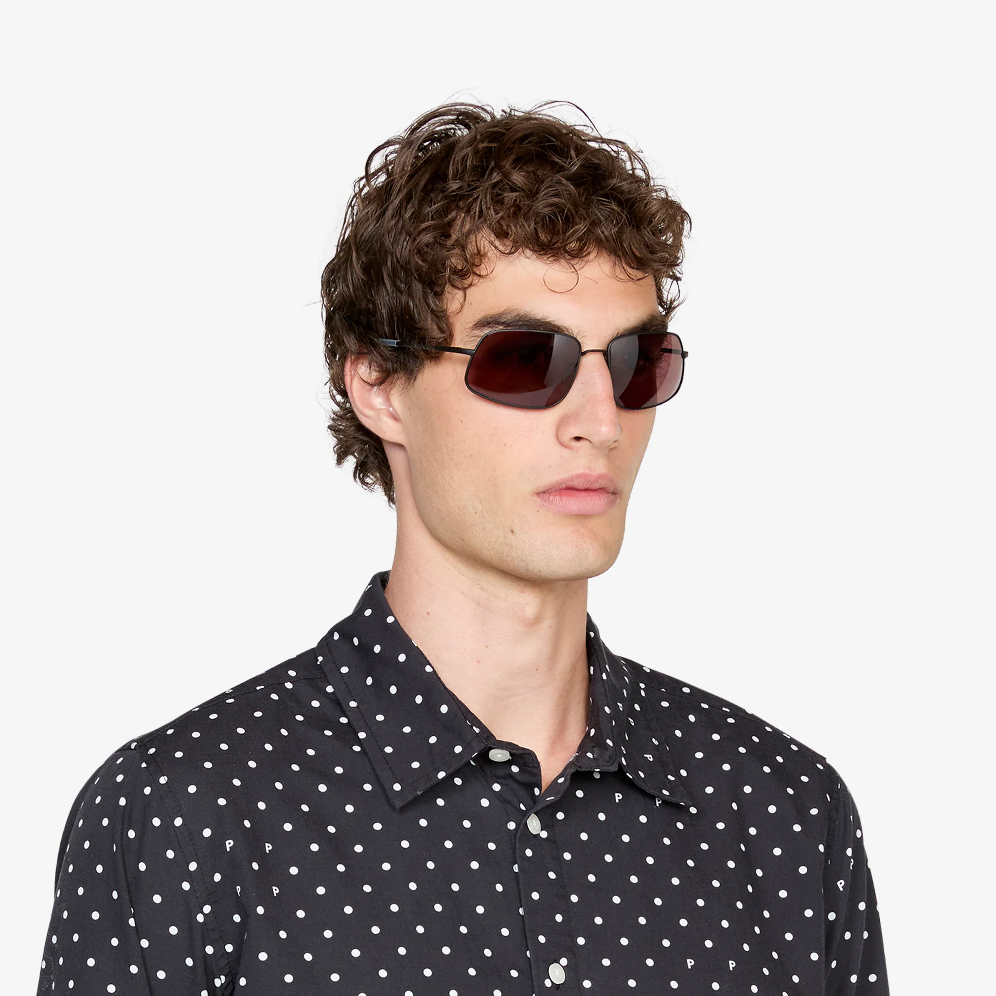 Wave Matte Black | Rose Solid Polarised Lens - Image 2