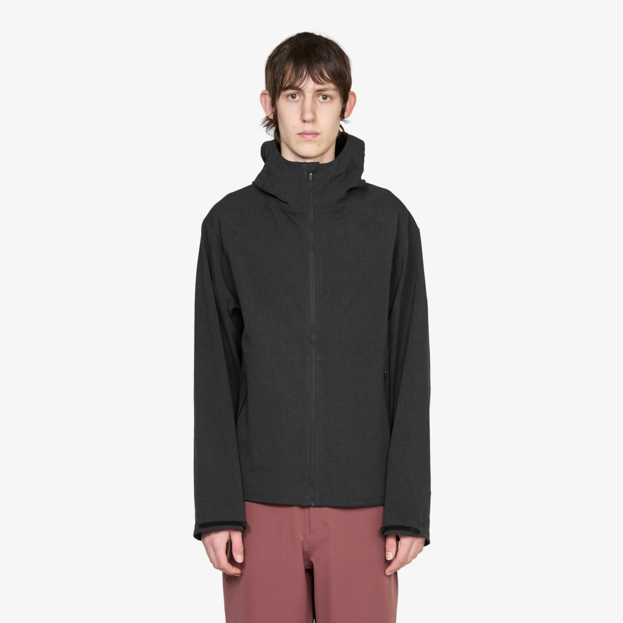 Waypoint Texture Hooded Jacket Dark Grey