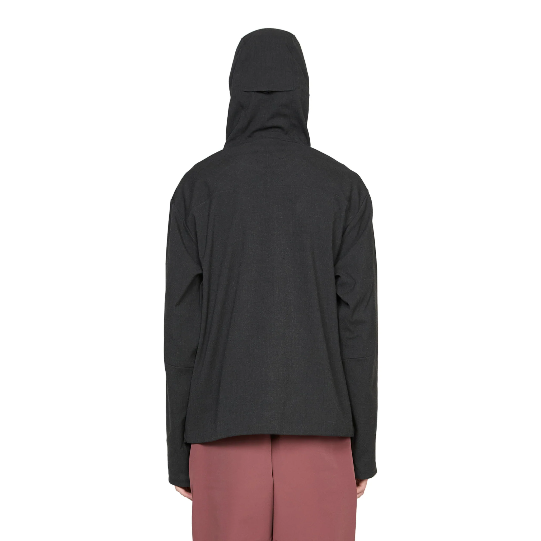 Waypoint Texture Hooded Jacket Dark Grey - Image 4