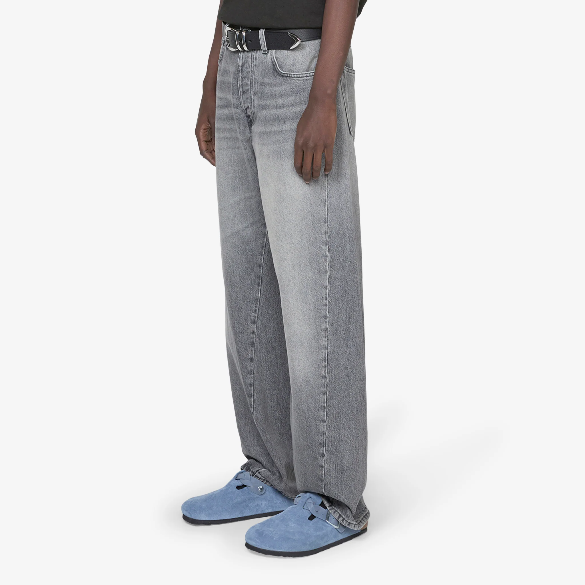Wide Twist Work Jeans Black Stone - Image 2