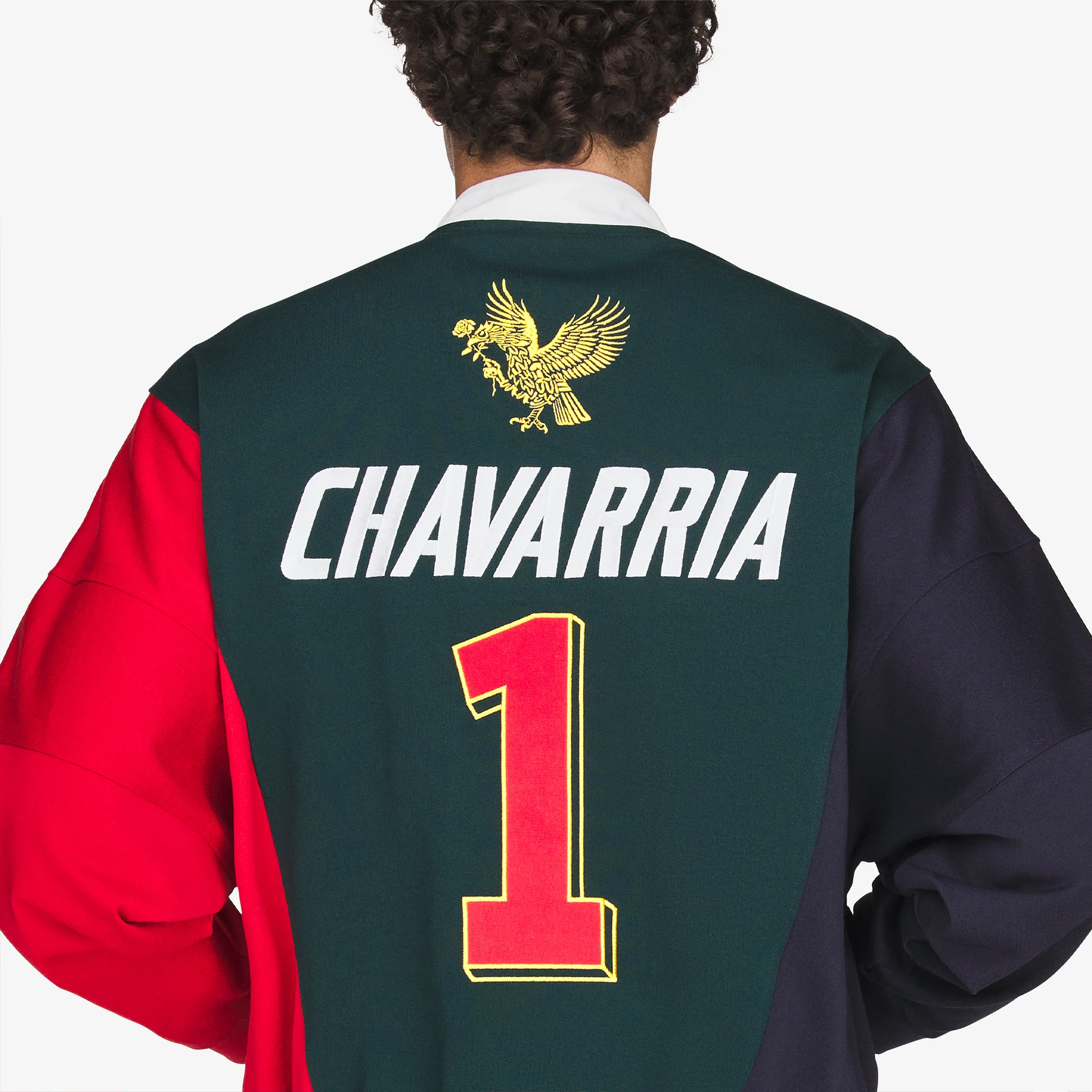 Willy Chavarria x Watsonville Quarter Zip Aurora Ivy | Legend Ink | Better Scarlet - Image 5