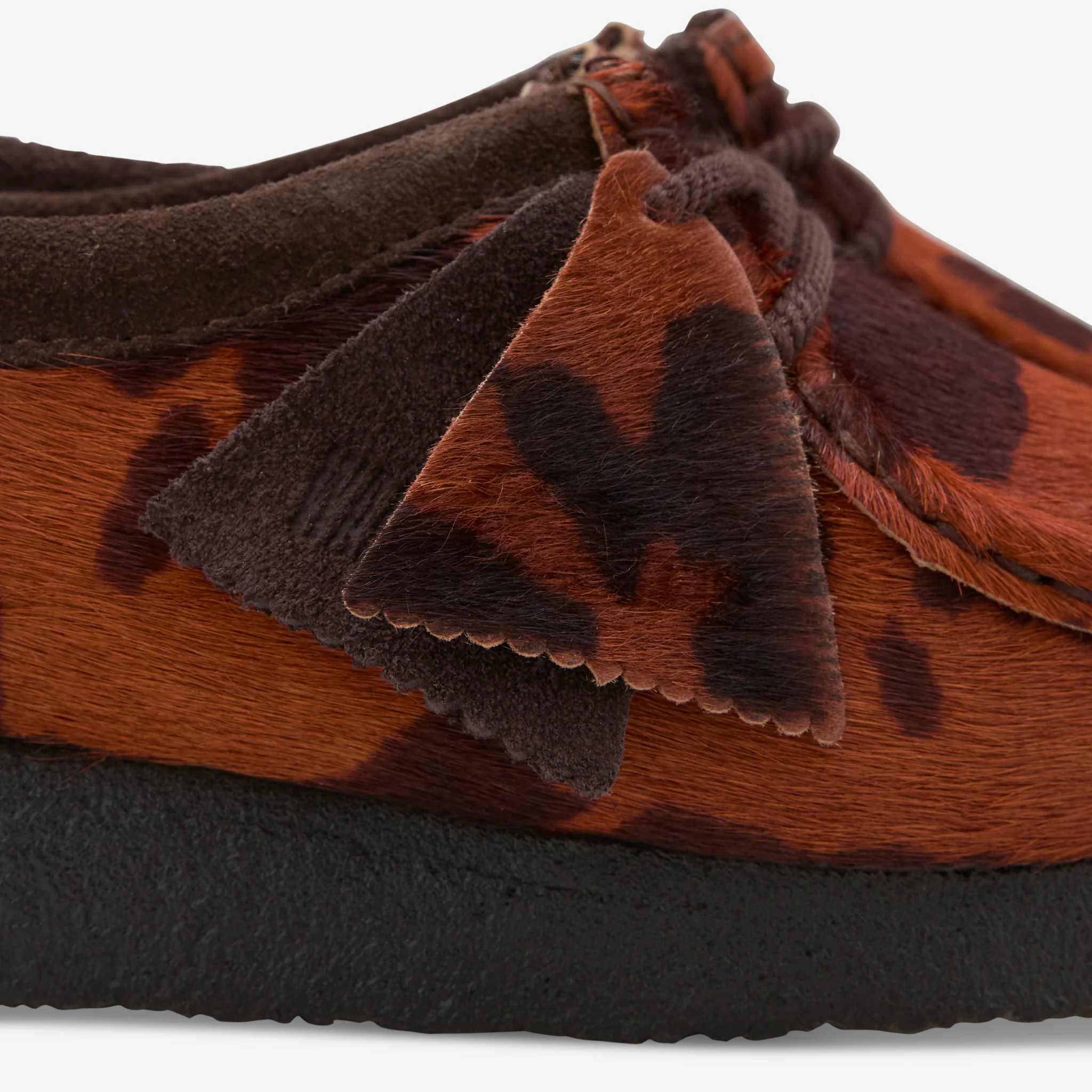 Women's Wallabee Brown Cow Print - Image 5
