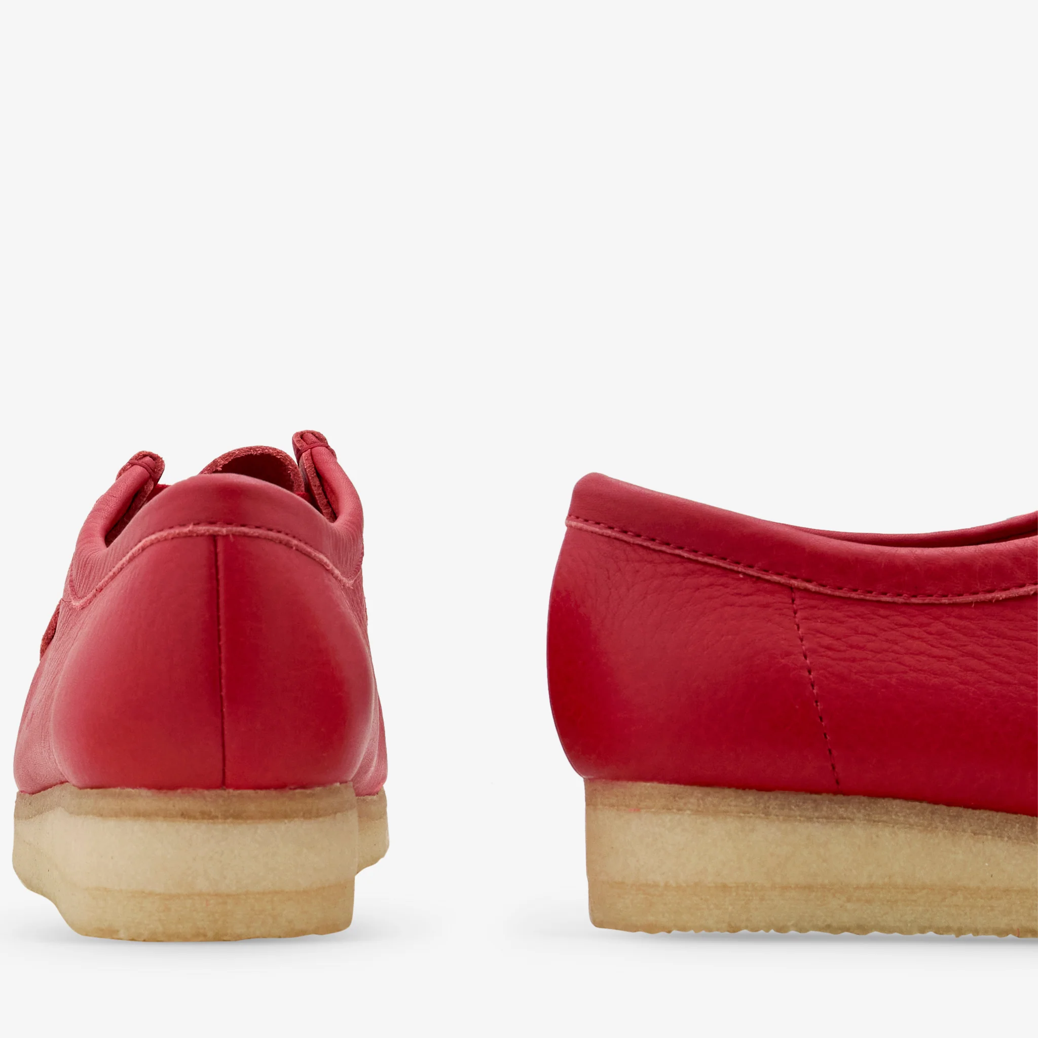 Women's Wallabee Red Leather - Image 3