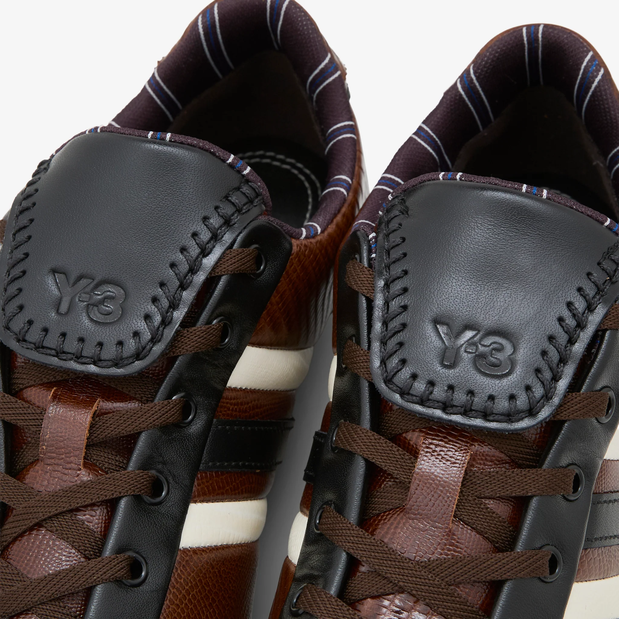 Y-3 x Wales Bonner x The Field Lizzard Cream White | Dark Brown | Core Black - Image 3